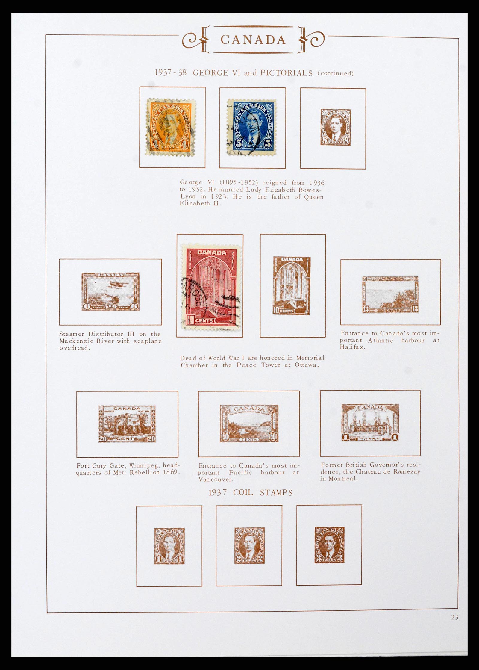 38083 0015 - Stamp collection 38083 Canada 1868-1997.
