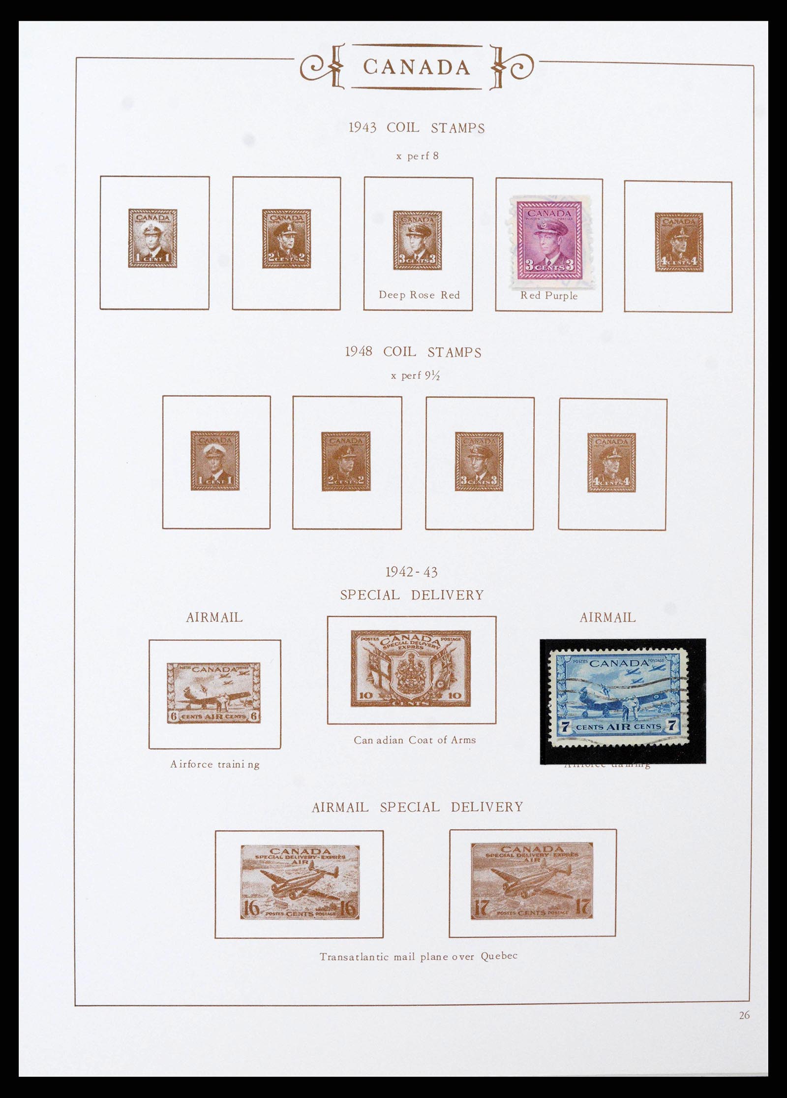 38083 0018 - Stamp collection 38083 Canada 1868-1997.