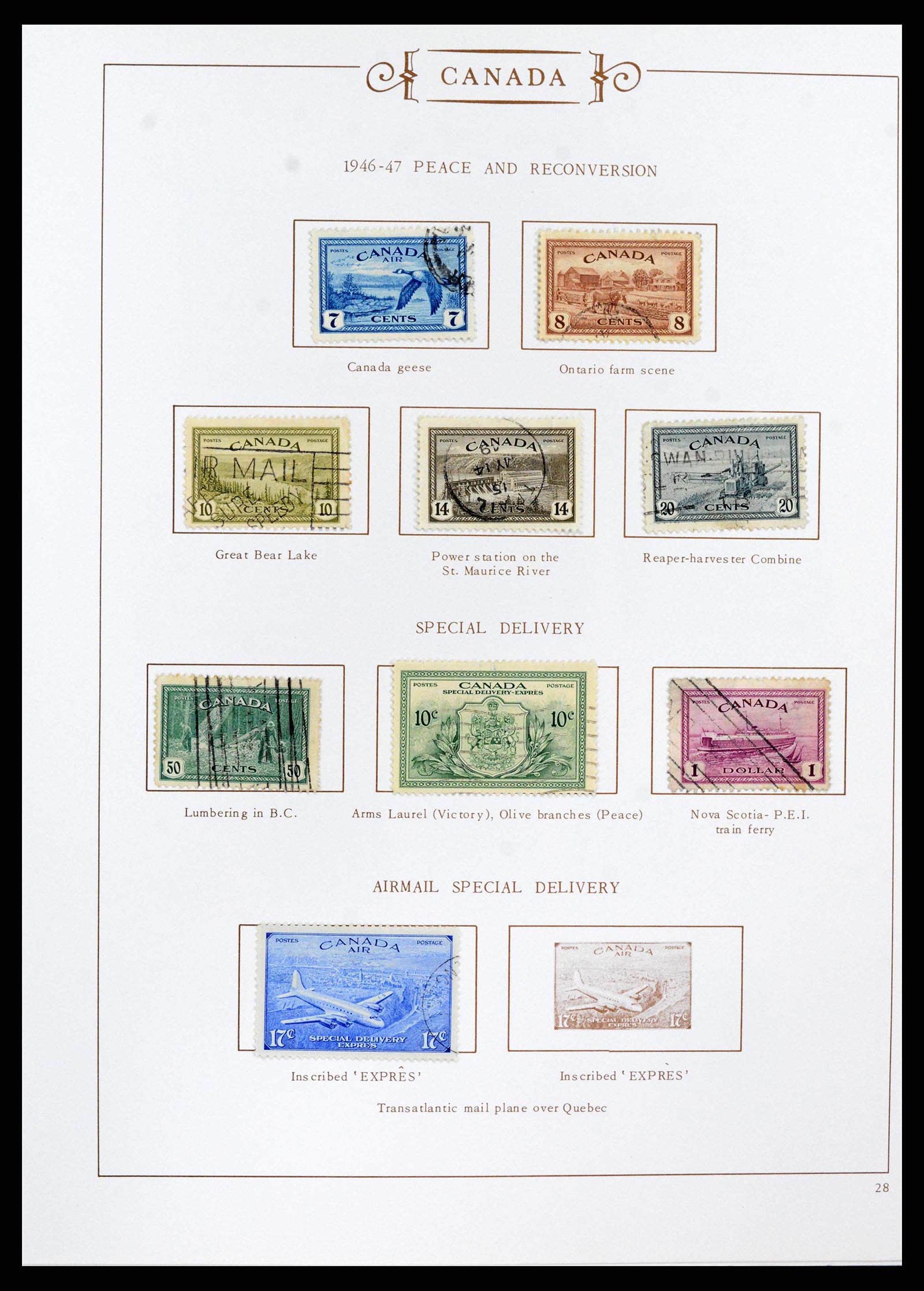 38083 0019 - Stamp collection 38083 Canada 1868-1997.
