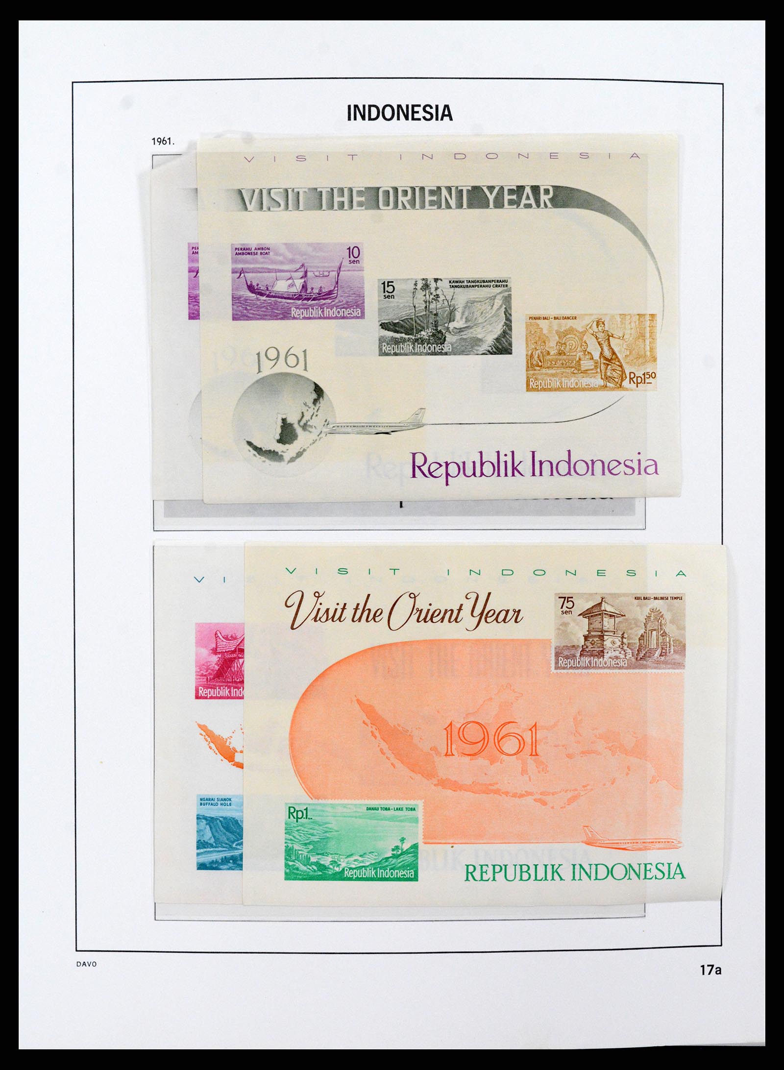 38084 0018 - Postzegelverzameling 38084 Indonesië 1949-2002.