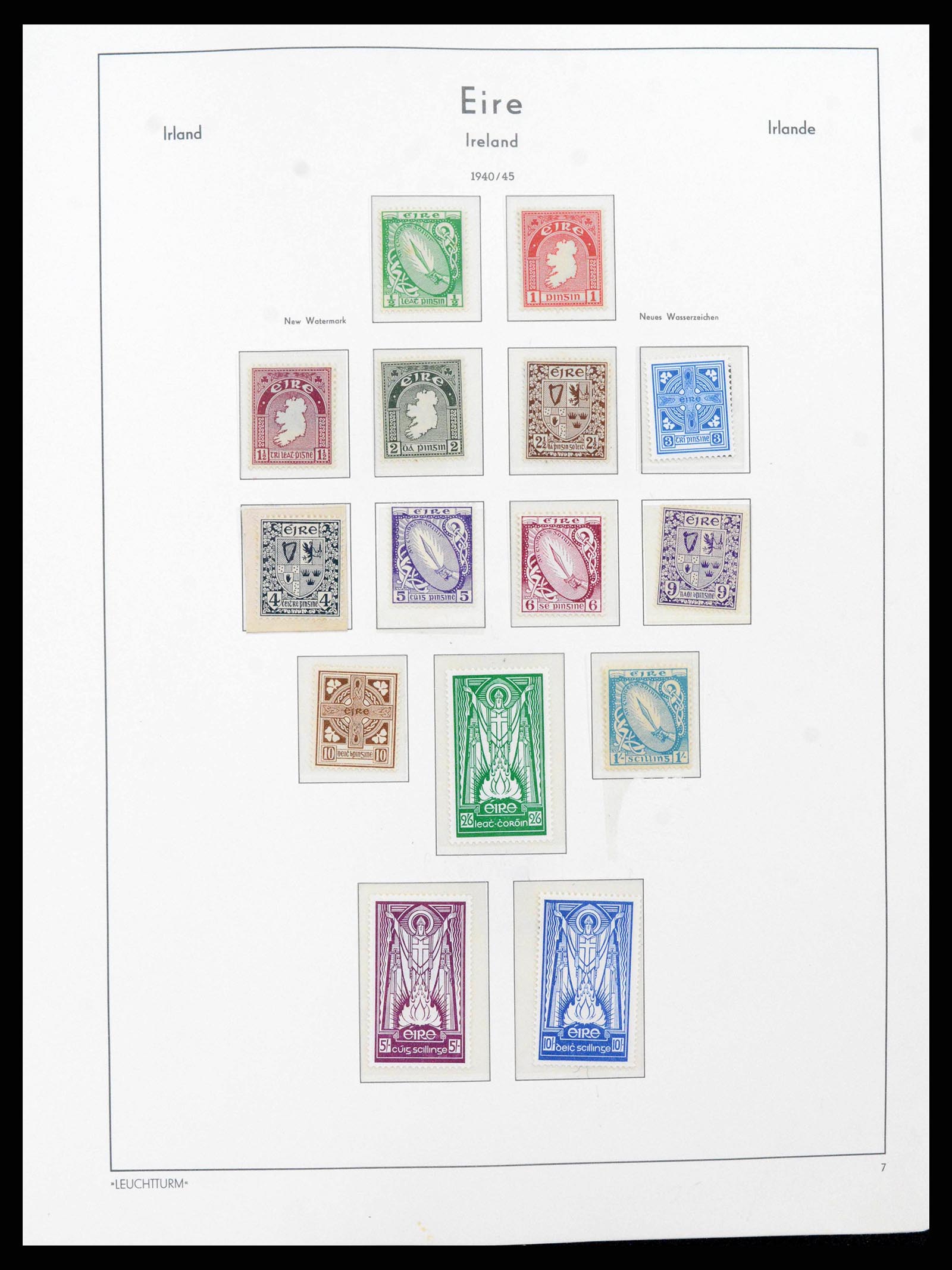 38085 0012 - Stamp collection 38085 Ireland 1922-2008.