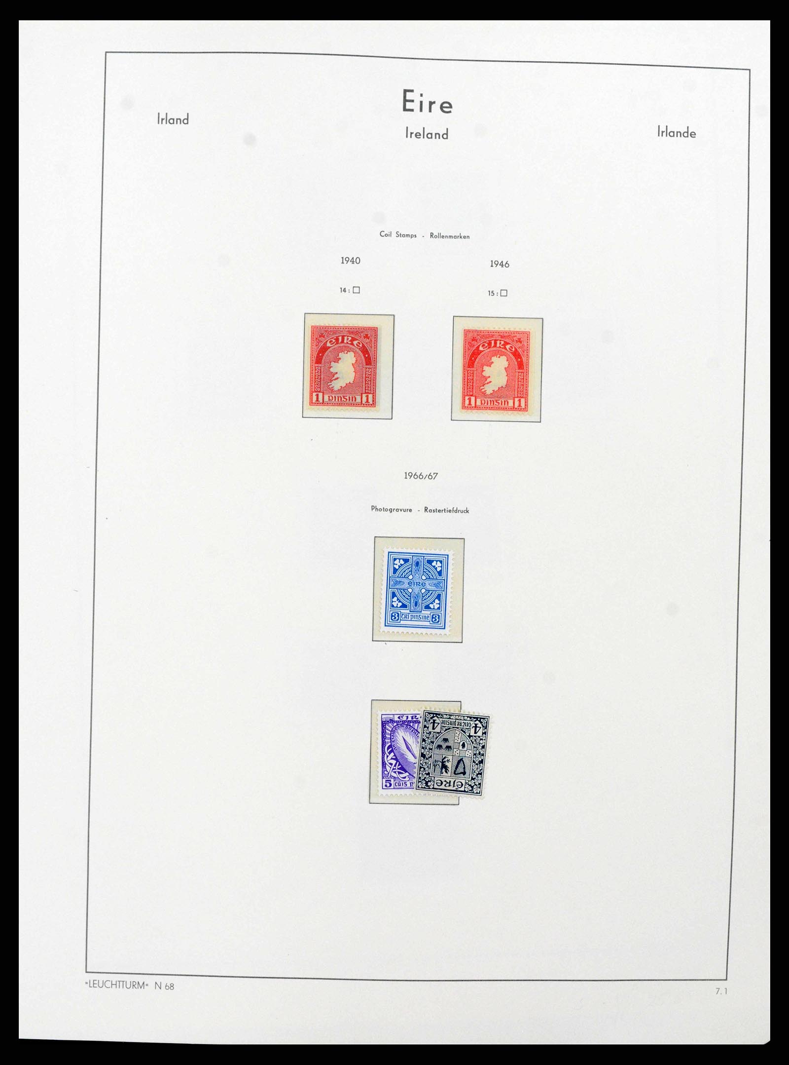 38085 0013 - Stamp collection 38085 Ireland 1922-2008.