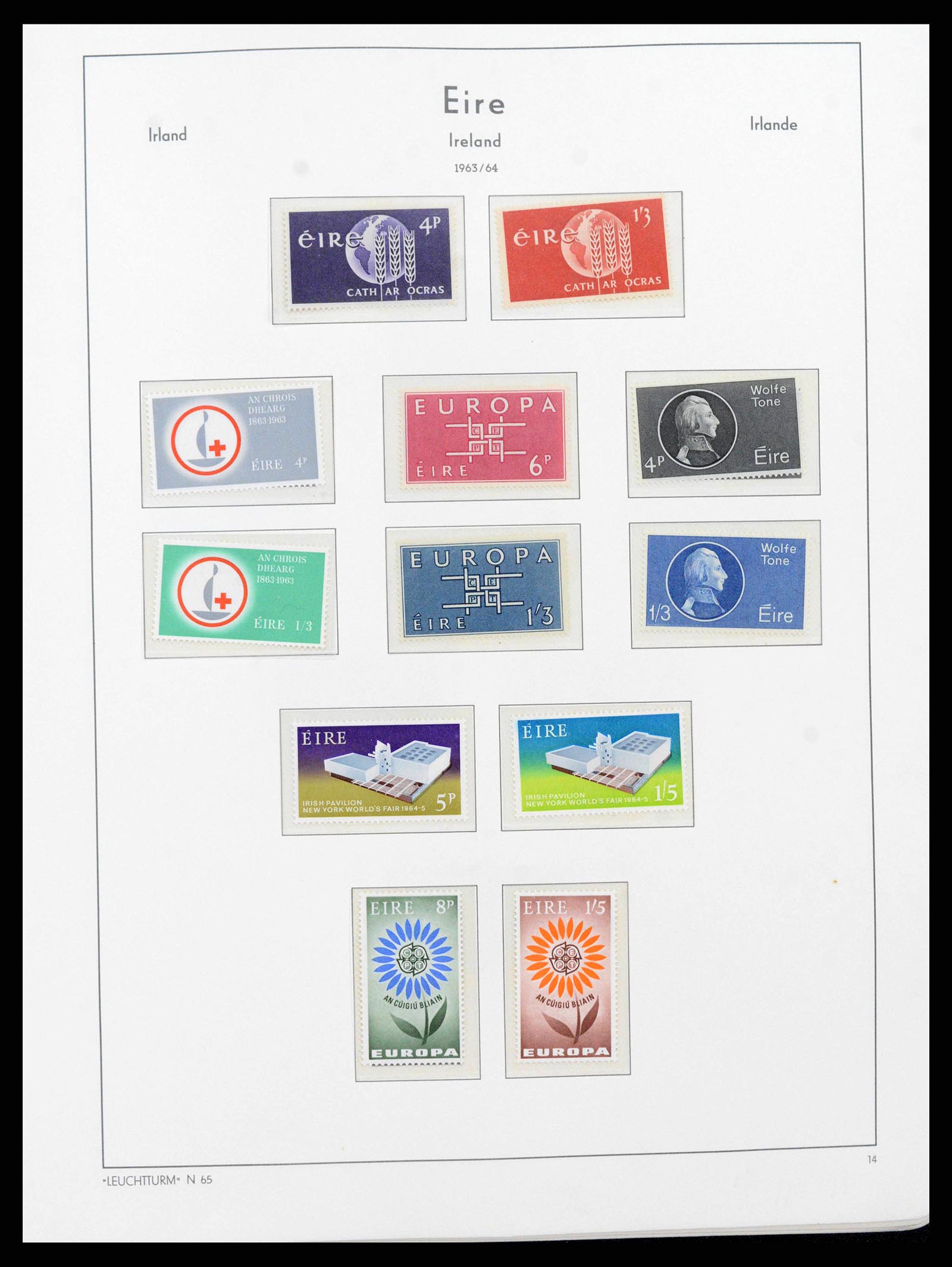 38085 0020 - Stamp collection 38085 Ireland 1922-2008.