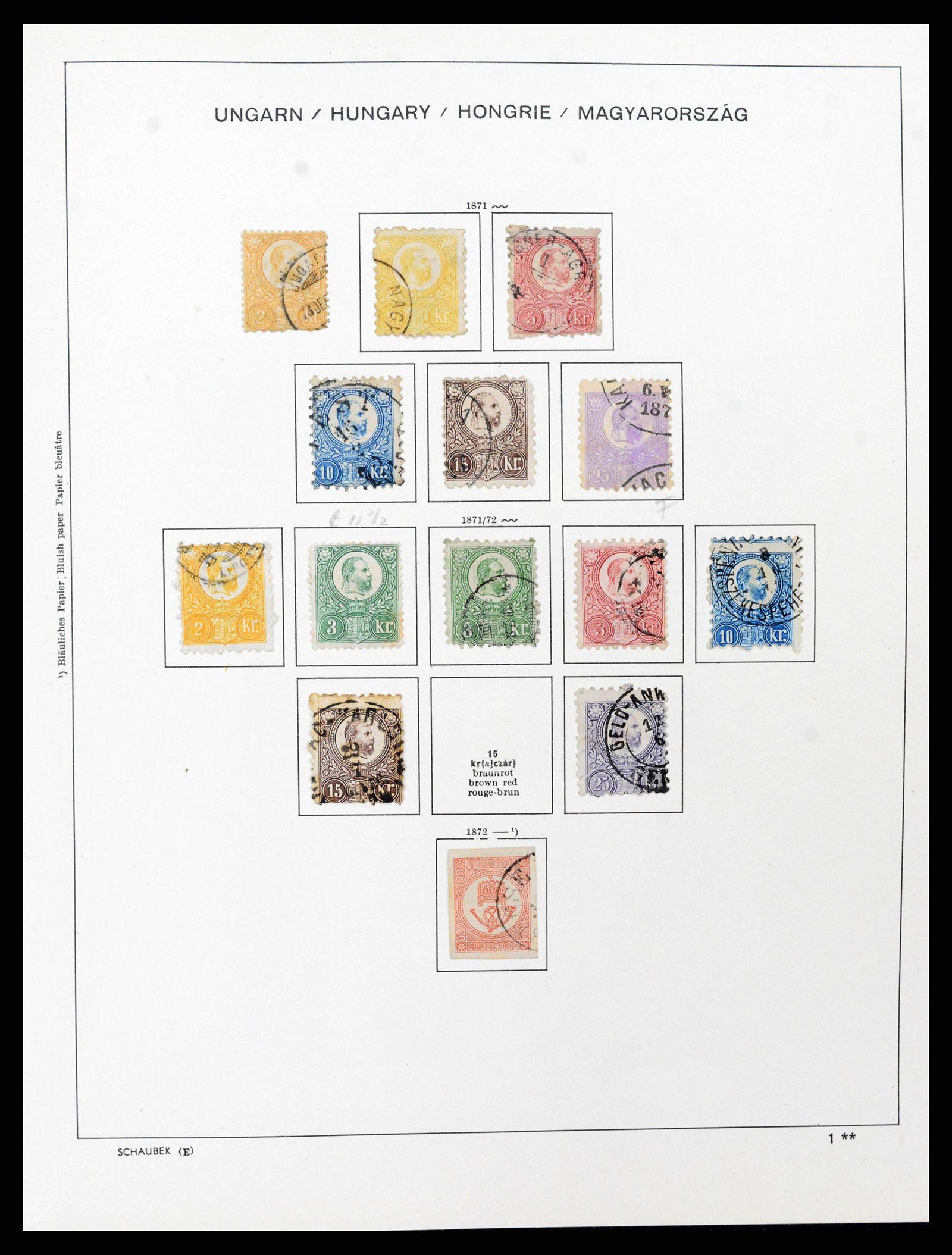 38086 0002 - Postzegelverzameling 38086 Hongarije 1871-2000.