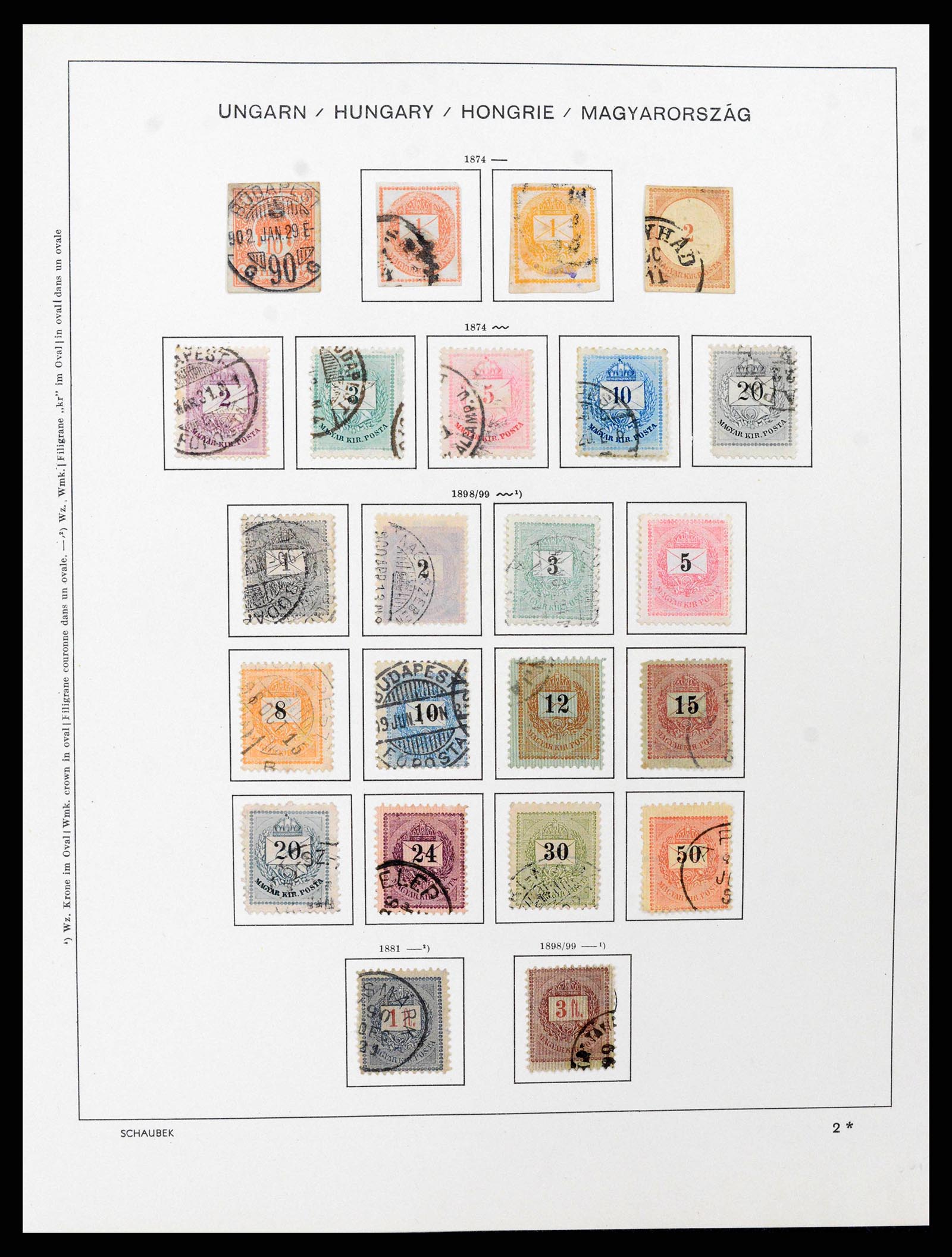 38086 0004 - Postzegelverzameling 38086 Hongarije 1871-2000.