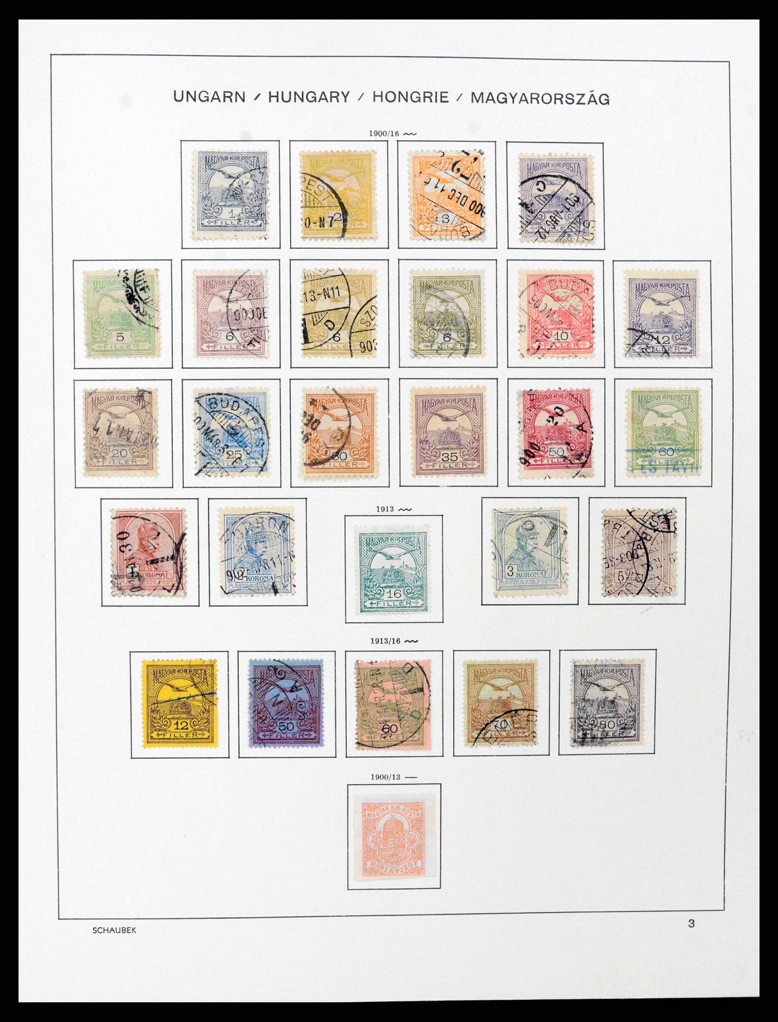 38086 0006 - Stamp collection 38086 Hungary 1871-2000.
