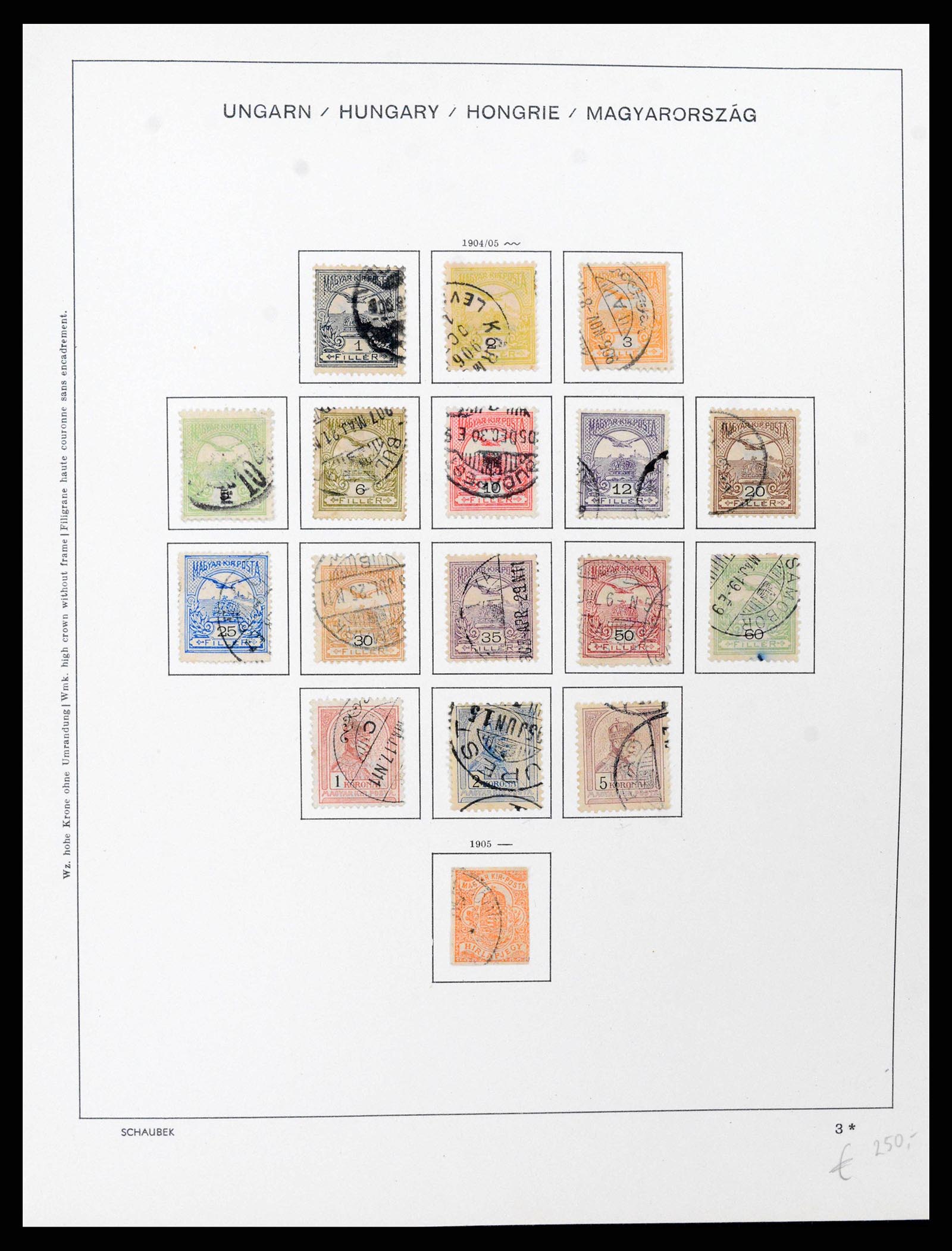 38086 0007 - Postzegelverzameling 38086 Hongarije 1871-2000.