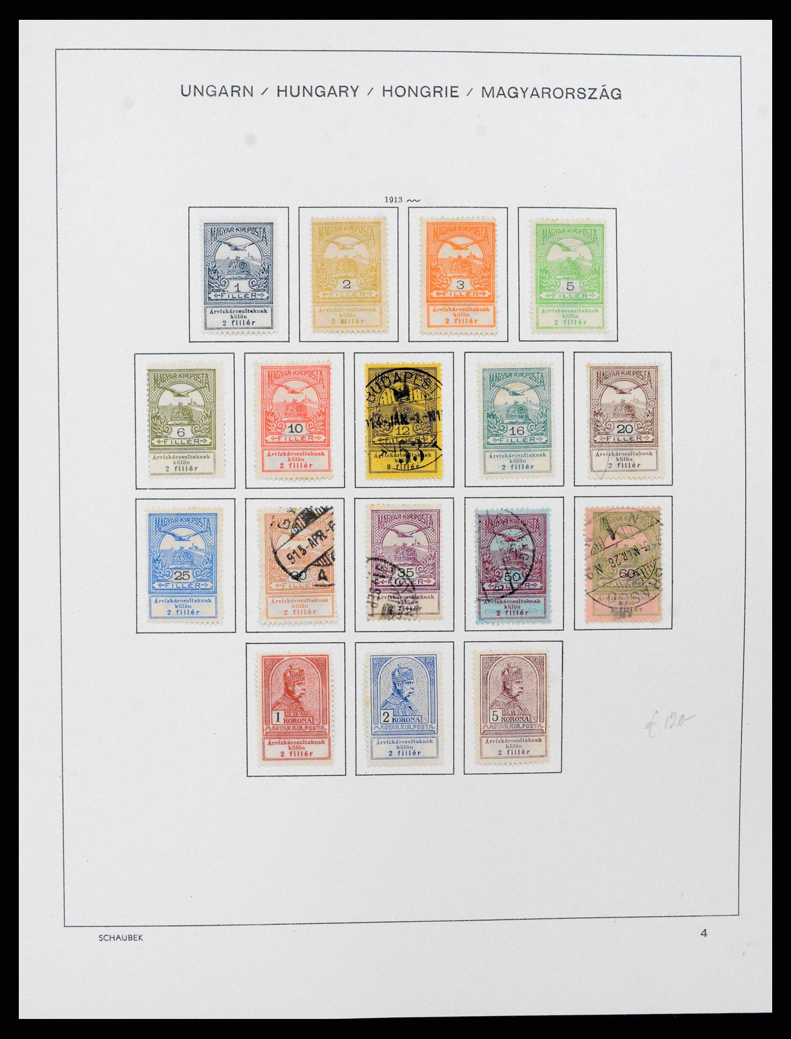38086 0013 - Postzegelverzameling 38086 Hongarije 1871-2000.