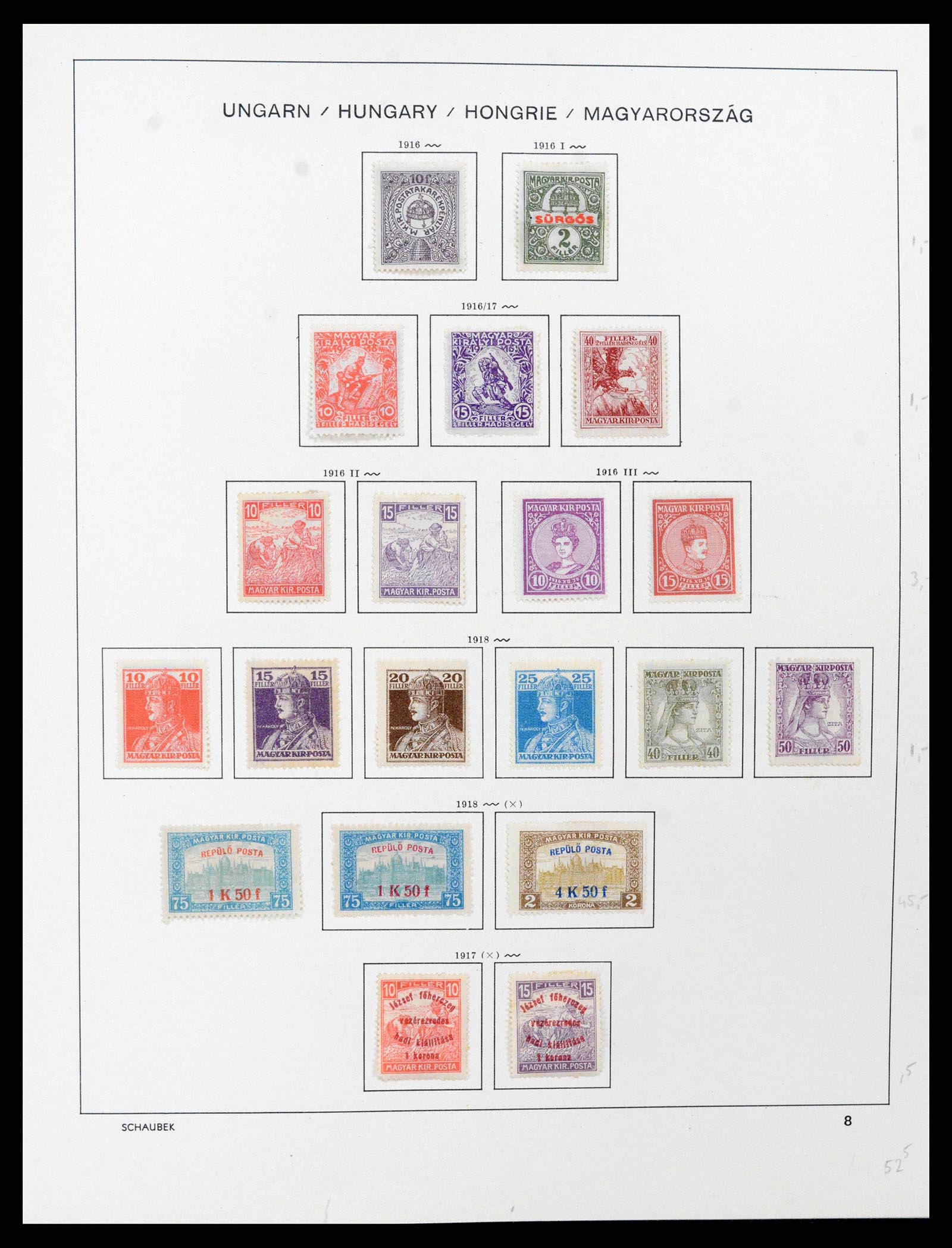 38086 0017 - Postzegelverzameling 38086 Hongarije 1871-2000.