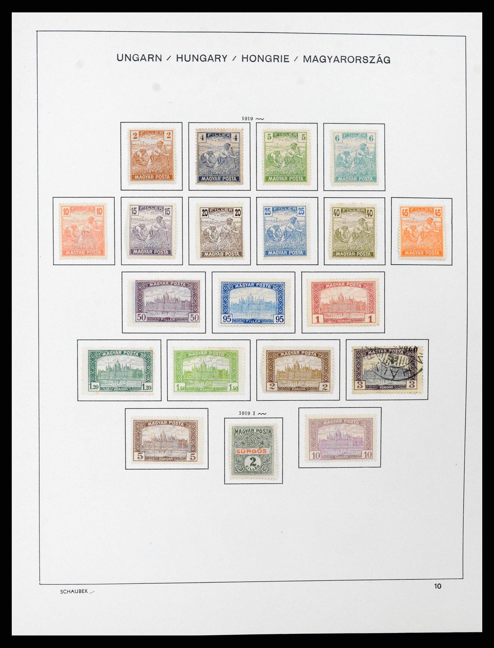 38086 0019 - Postzegelverzameling 38086 Hongarije 1871-2000.