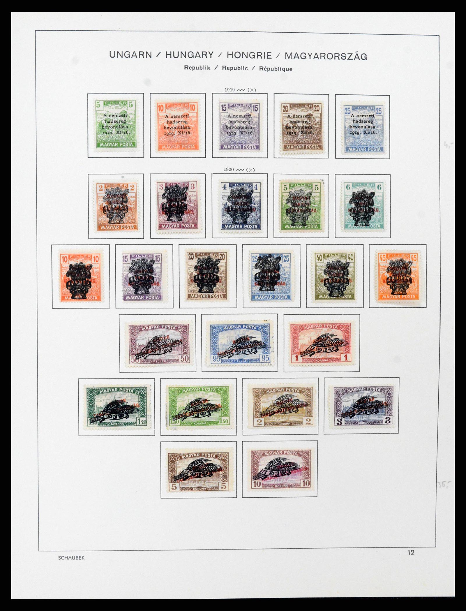 38086 0021 - Postzegelverzameling 38086 Hongarije 1871-2000.