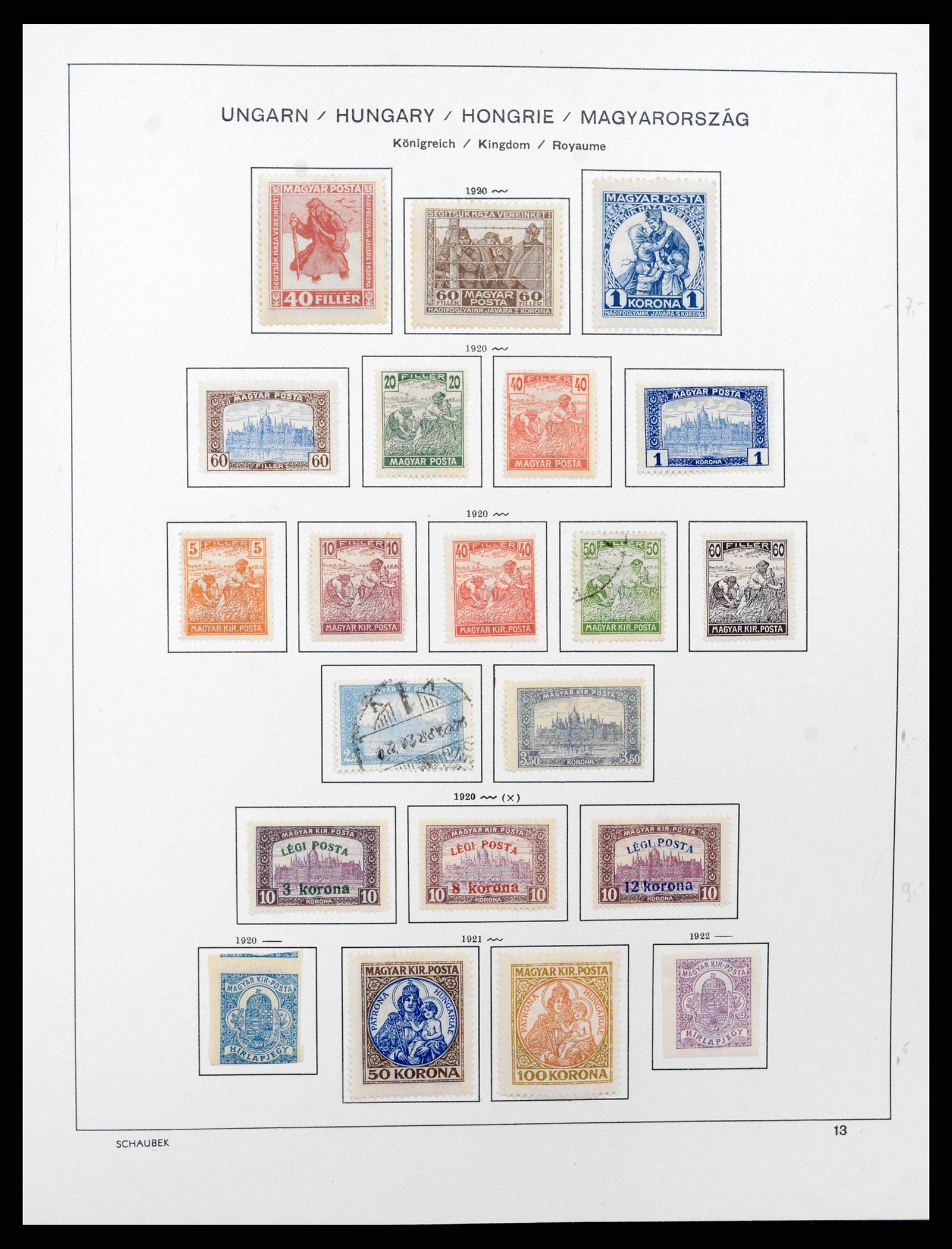 38086 0022 - Postzegelverzameling 38086 Hongarije 1871-2000.