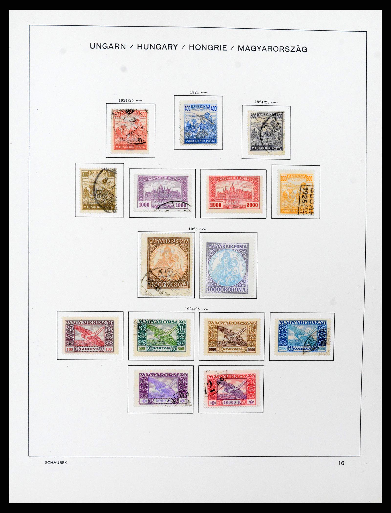 38086 0026 - Postzegelverzameling 38086 Hongarije 1871-2000.