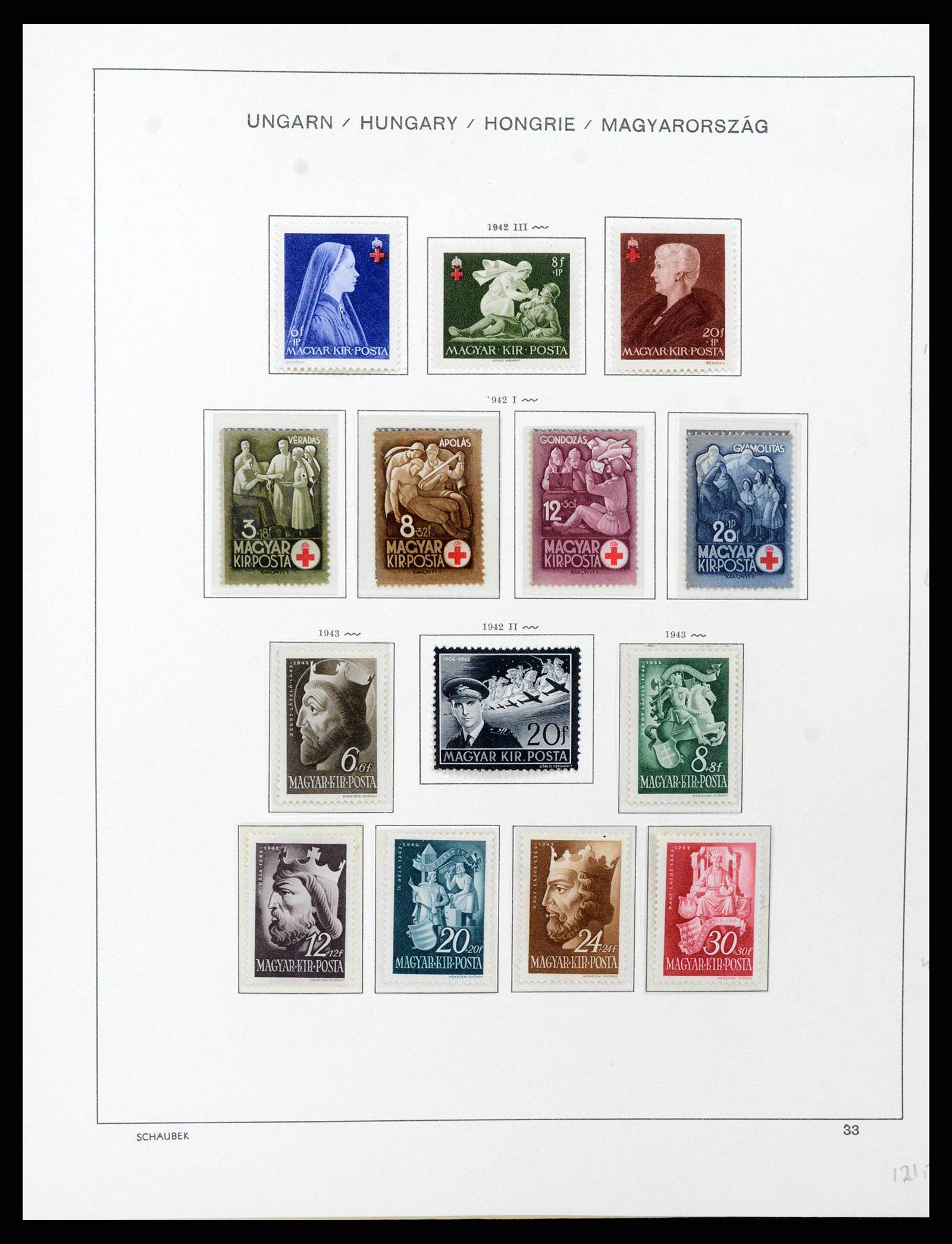 38086 0050 - Postzegelverzameling 38086 Hongarije 1871-2000.