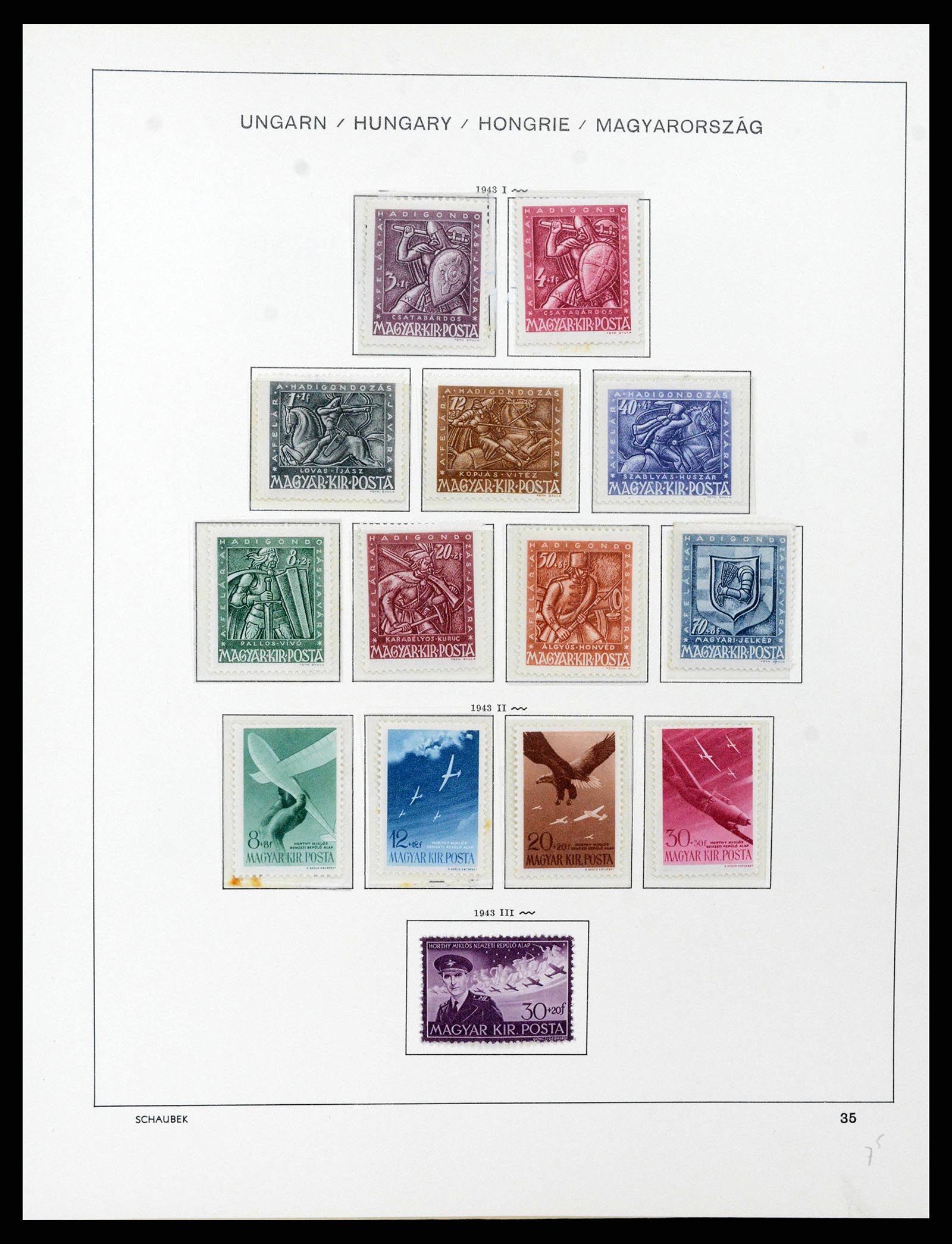 38086 0054 - Postzegelverzameling 38086 Hongarije 1871-2000.