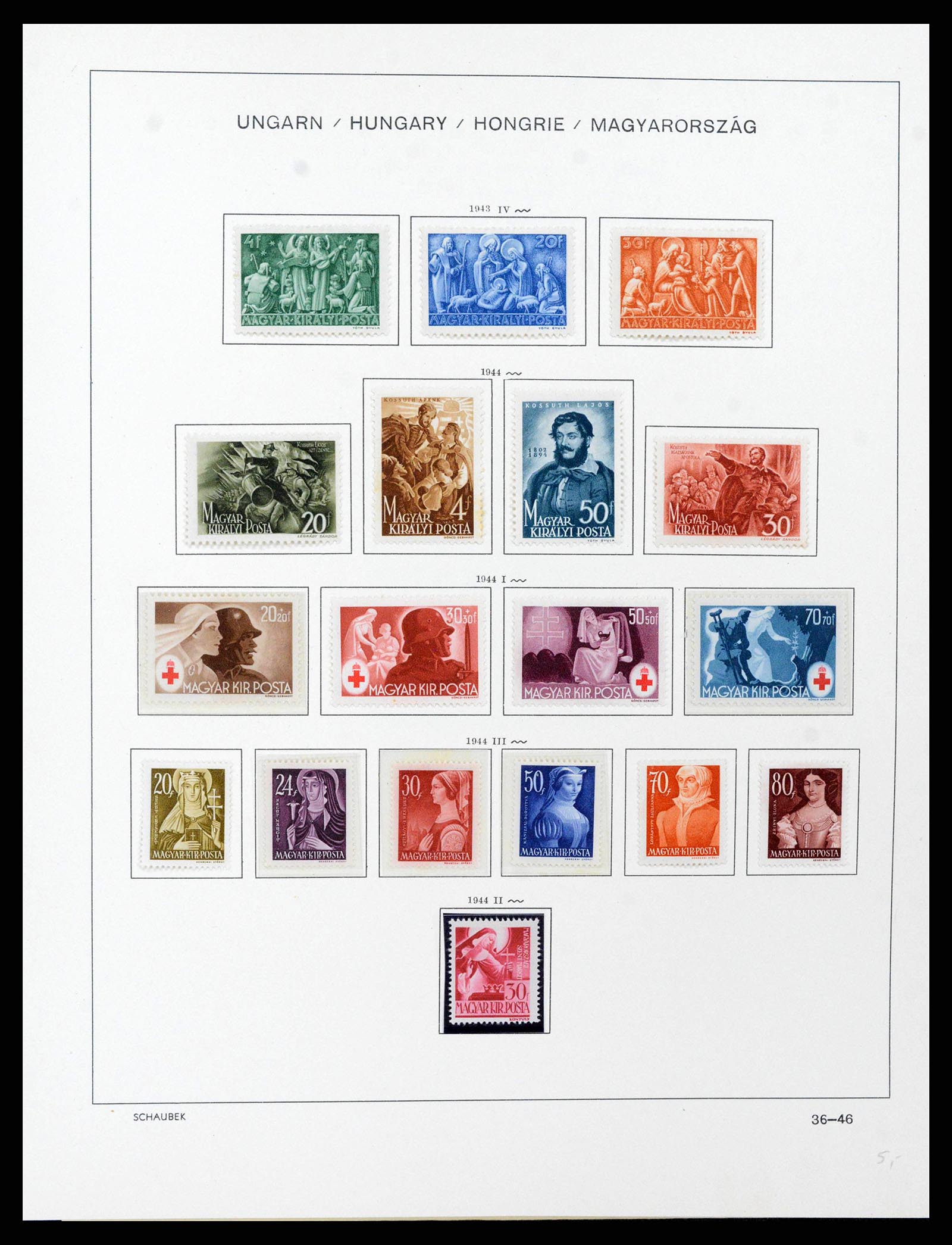 38086 0055 - Postzegelverzameling 38086 Hongarije 1871-2000.