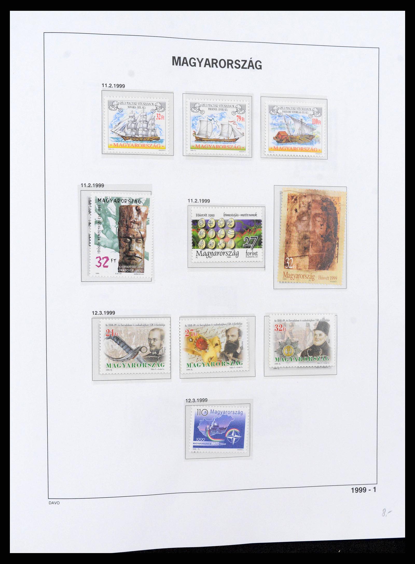 38086 0641 - Postzegelverzameling 38086 Hongarije 1871-2000.