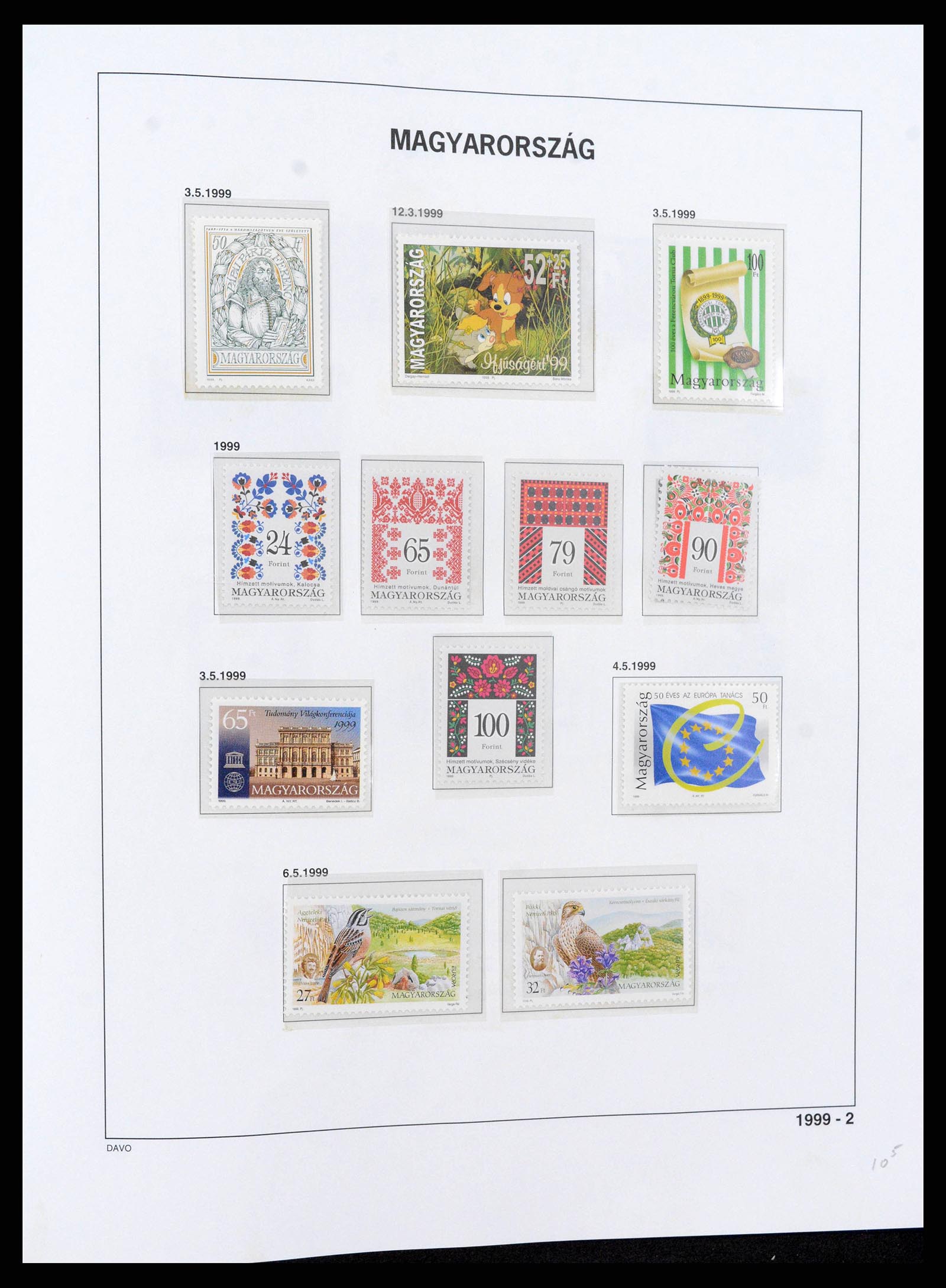 38086 0642 - Postzegelverzameling 38086 Hongarije 1871-2000.