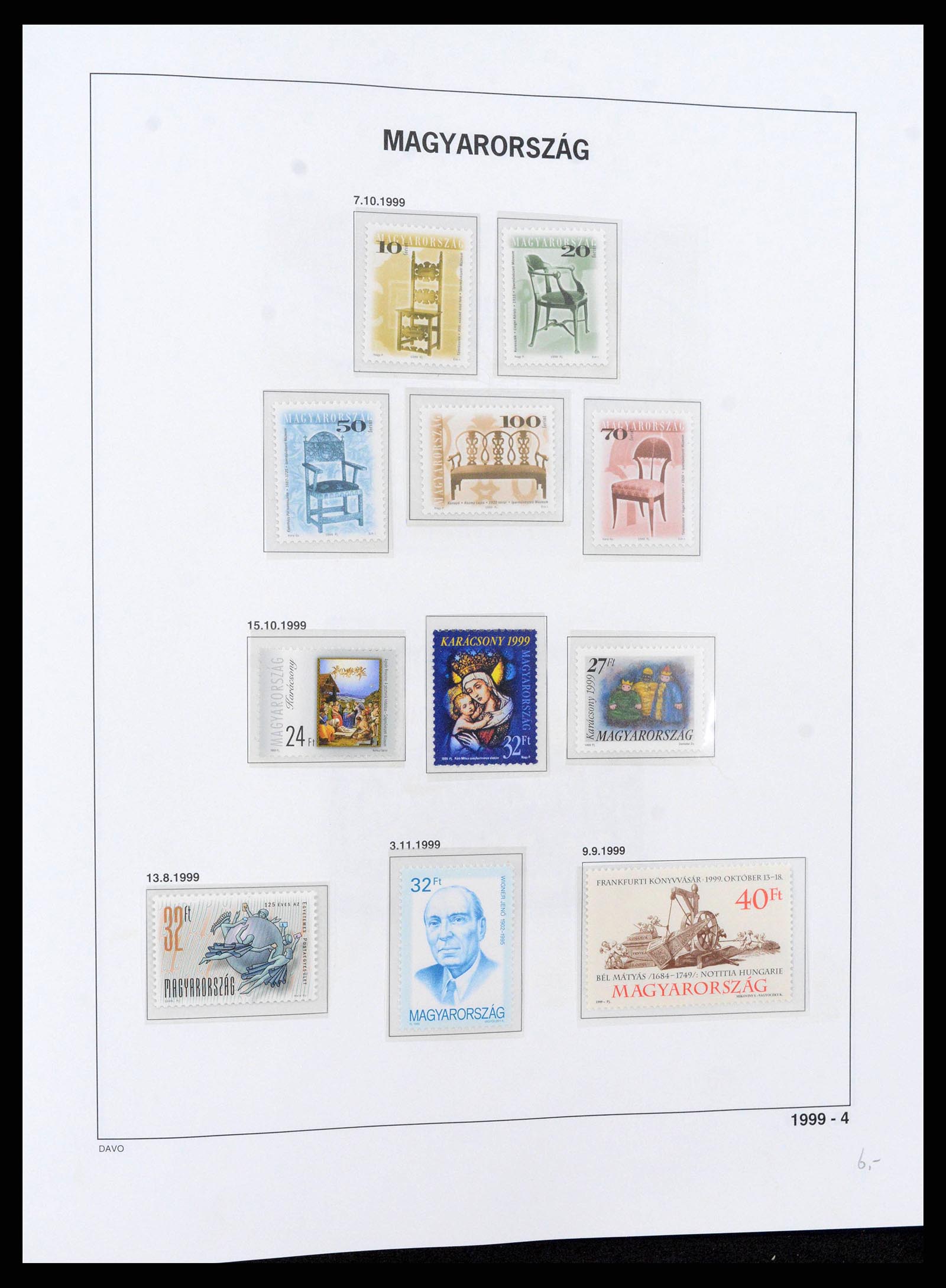 38086 0644 - Postzegelverzameling 38086 Hongarije 1871-2000.