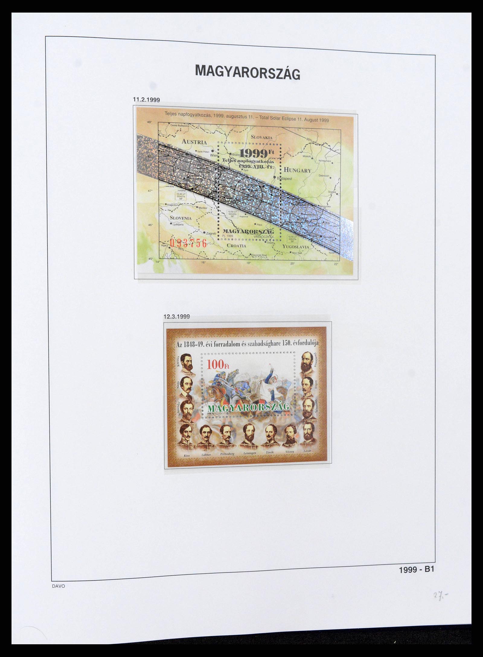 38086 0645 - Postzegelverzameling 38086 Hongarije 1871-2000.
