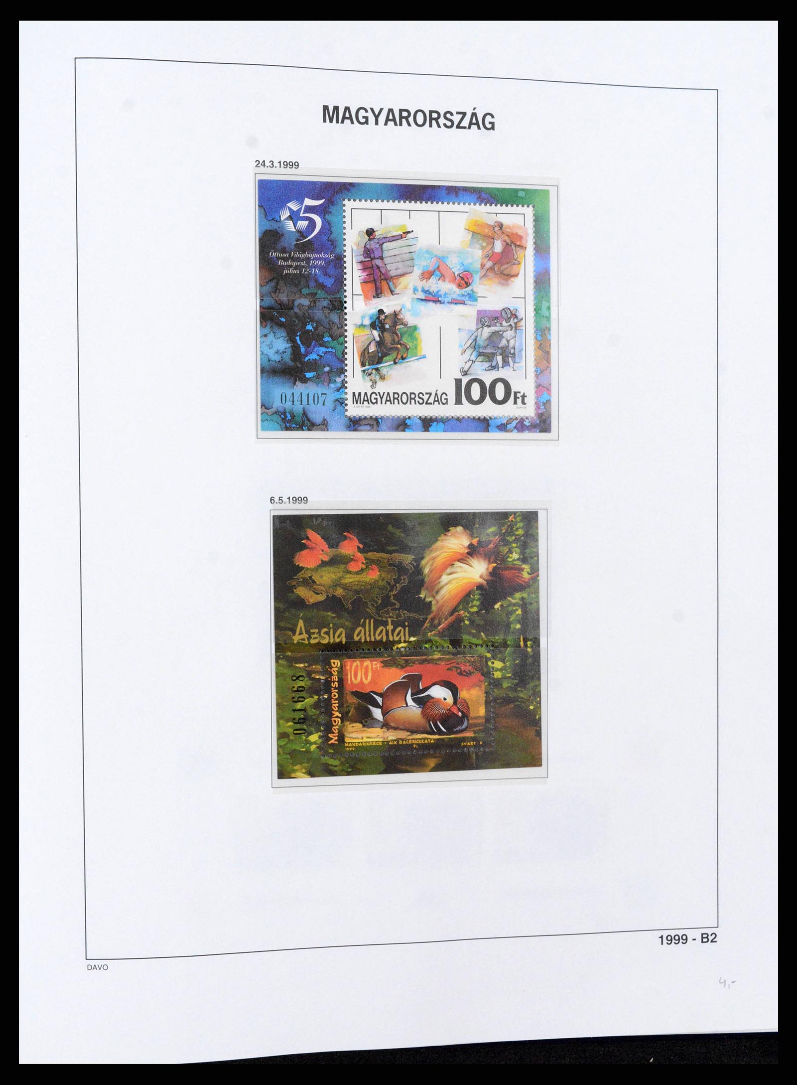 38086 0646 - Postzegelverzameling 38086 Hongarije 1871-2000.