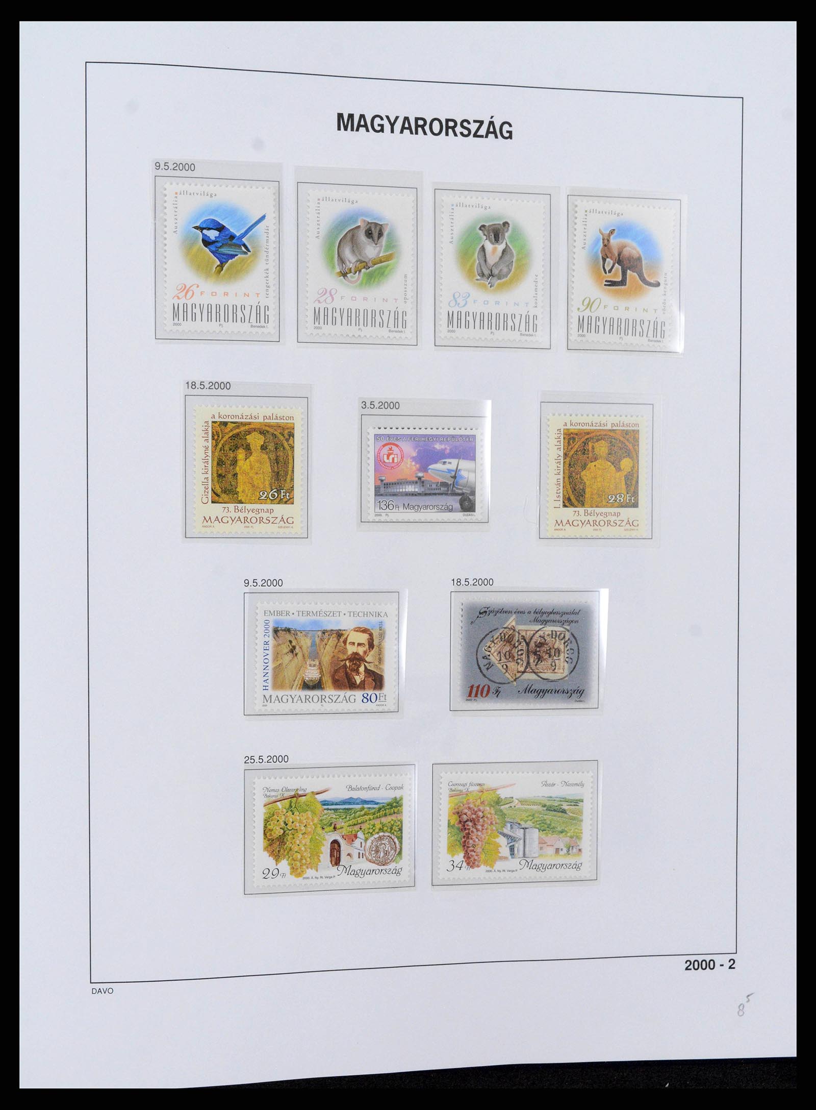 38086 0649 - Postzegelverzameling 38086 Hongarije 1871-2000.