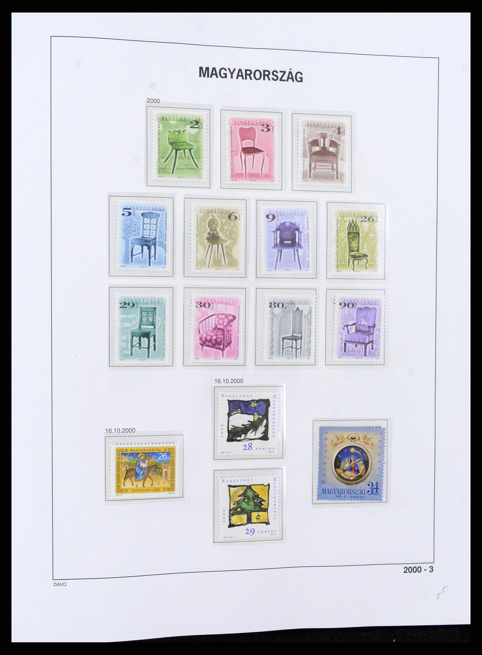 38086 0650 - Postzegelverzameling 38086 Hongarije 1871-2000.