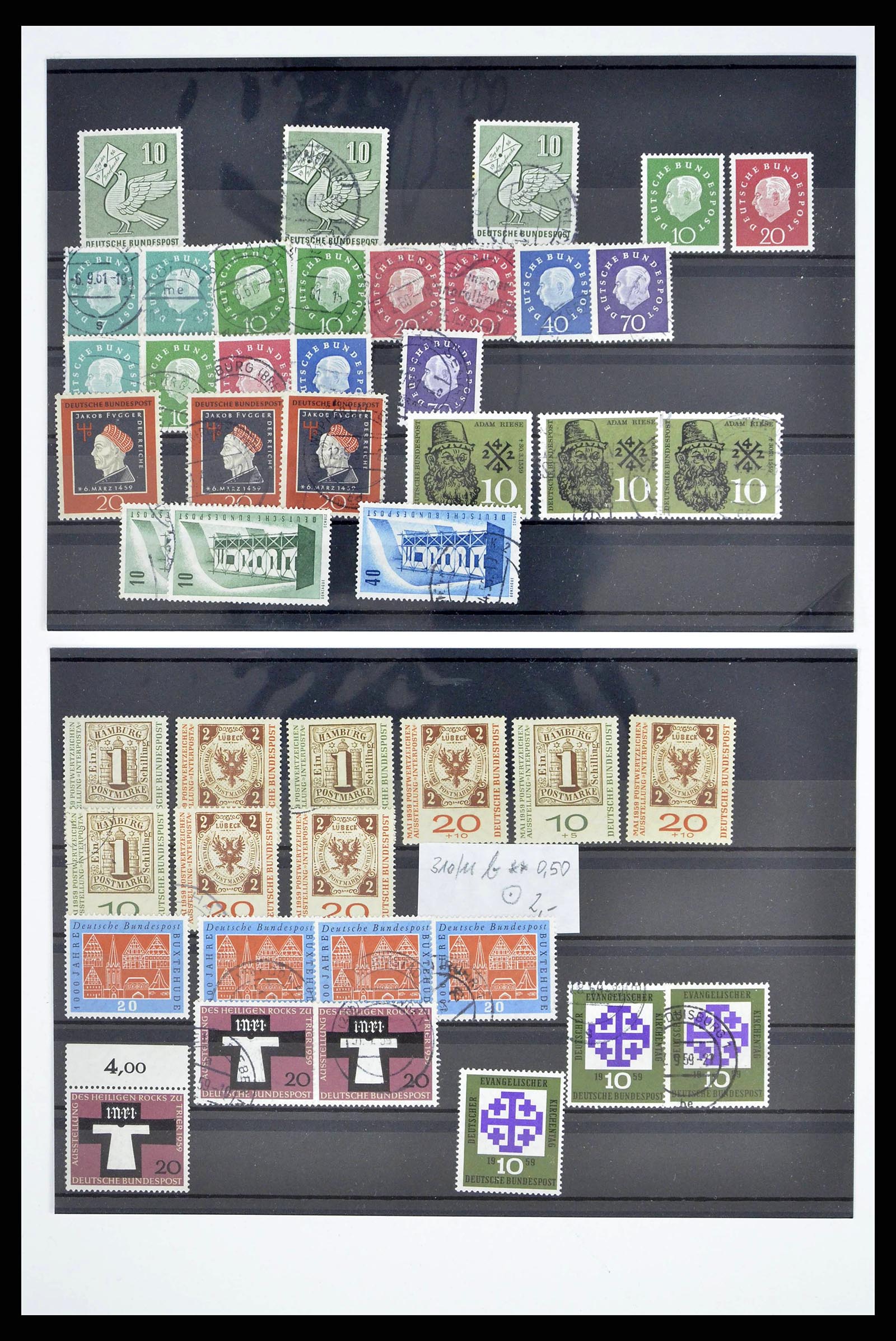 38087 0002 - Stamp collection 38087 Bundespost/Berlin 1980s-1990s.