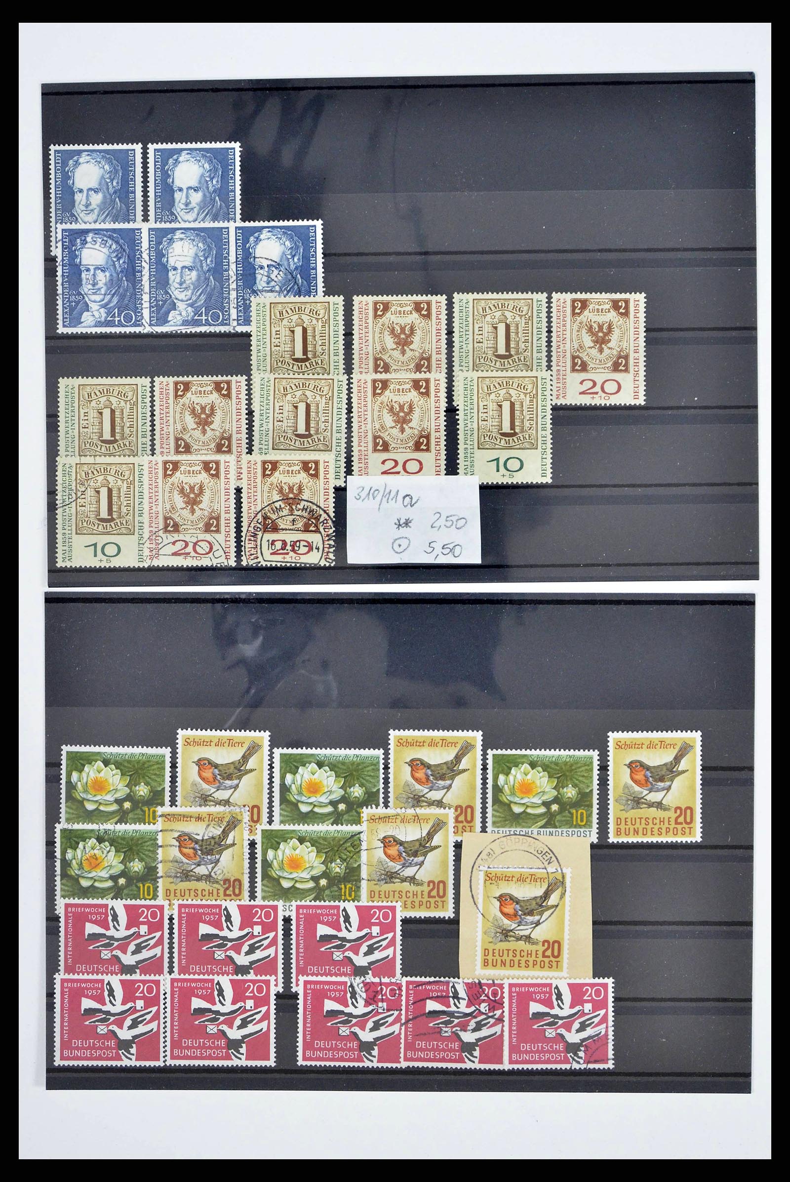 38087 0003 - Stamp collection 38087 Bundespost/Berlin 1980s-1990s.