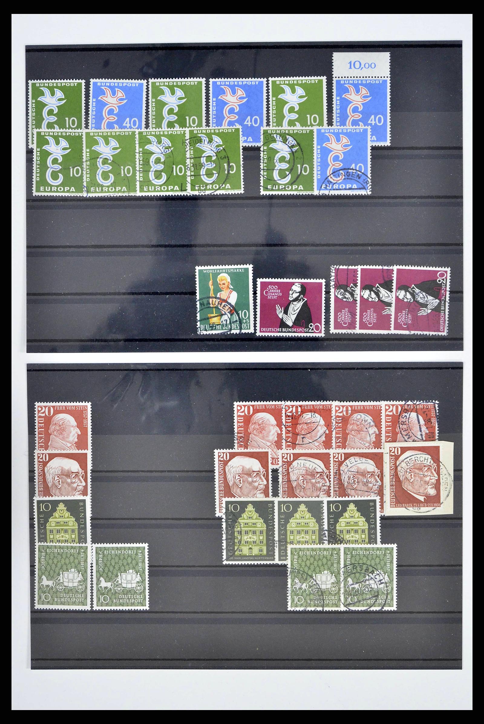 38087 0004 - Stamp collection 38087 Bundespost/Berlin 1980s-1990s.
