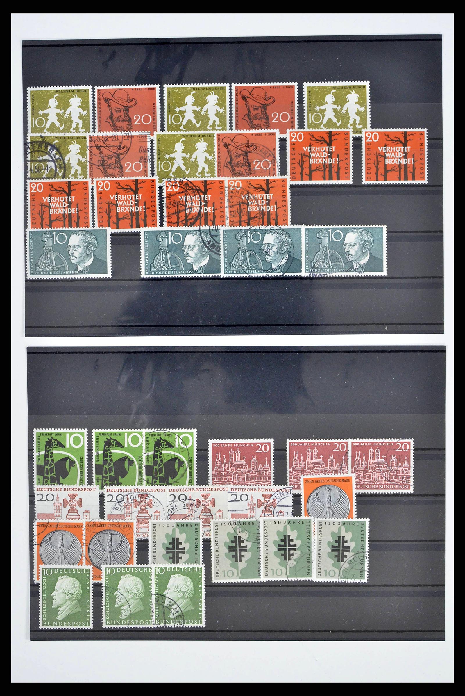 38087 0005 - Stamp collection 38087 Bundespost/Berlin 1980s-1990s.