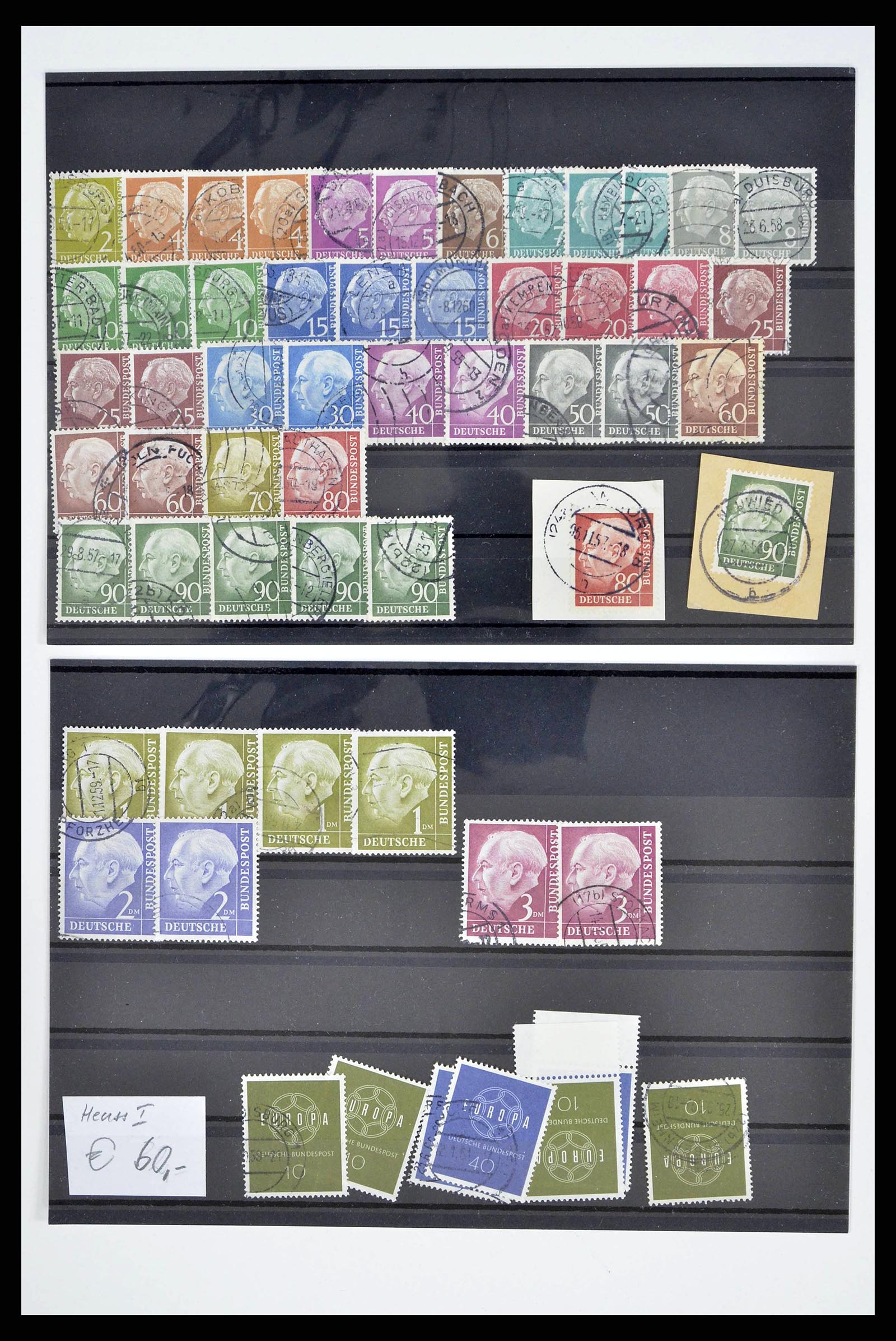 38087 0007 - Stamp collection 38087 Bundespost/Berlin 1980s-1990s.