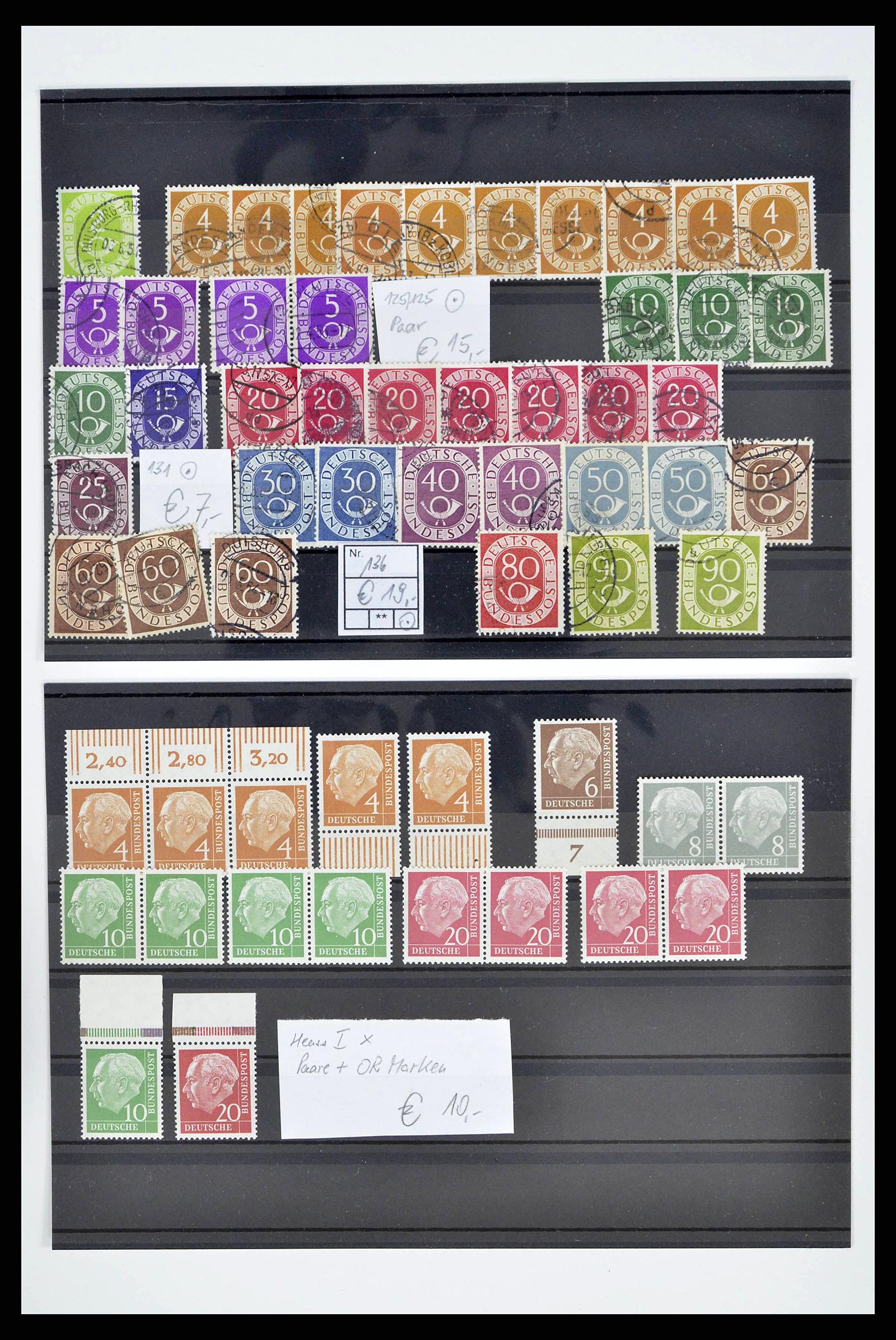38087 0008 - Stamp collection 38087 Bundespost/Berlin 1980s-1990s.