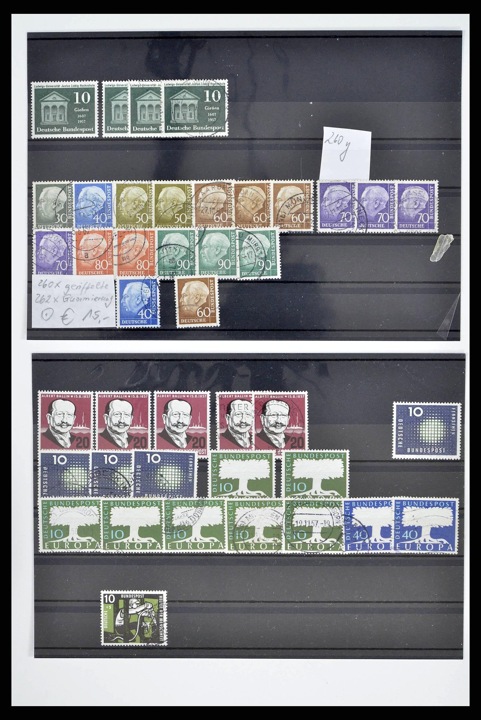38087 0009 - Stamp collection 38087 Bundespost/Berlin 1980s-1990s.