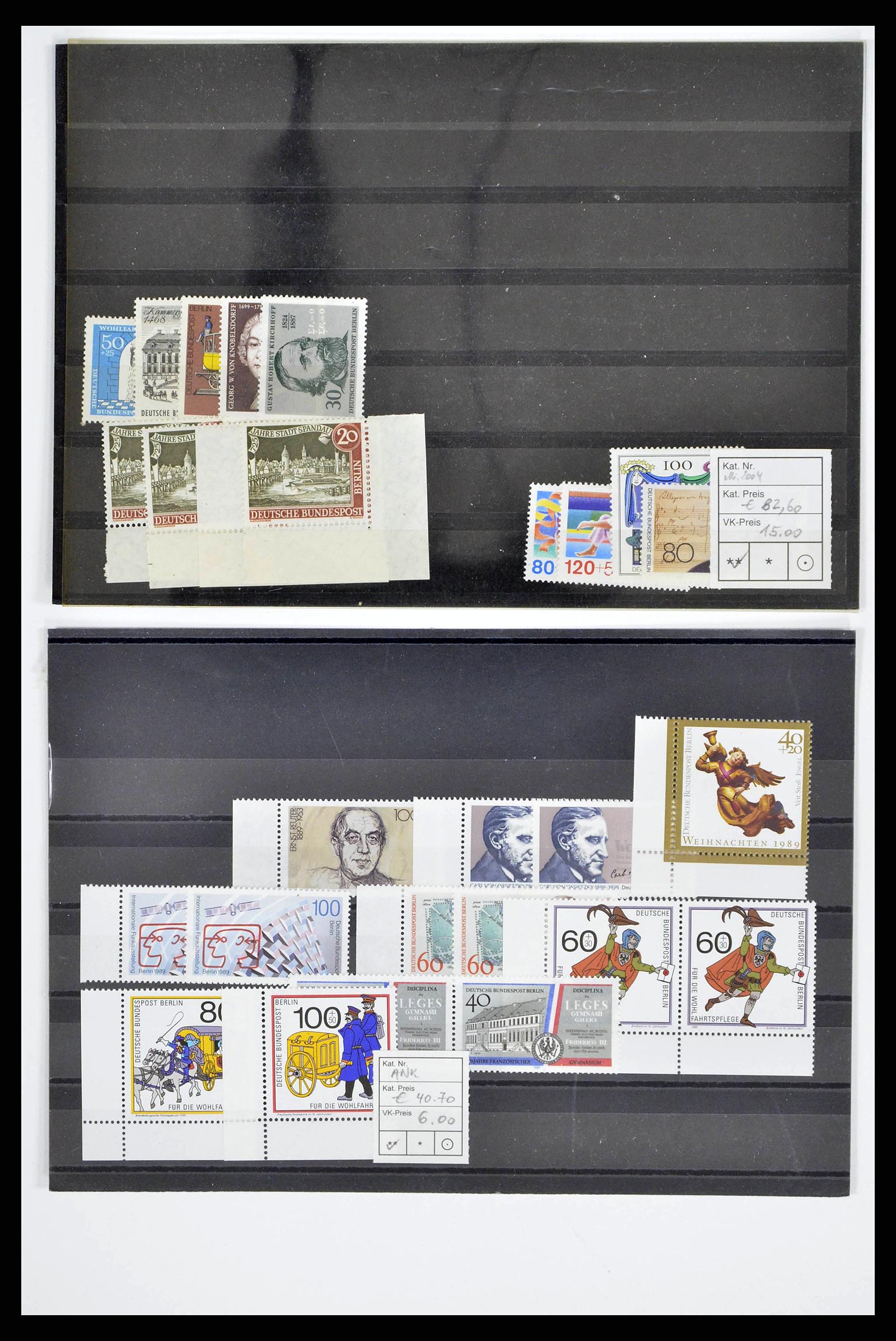 38087 0011 - Stamp collection 38087 Bundespost/Berlin 1980s-1990s.