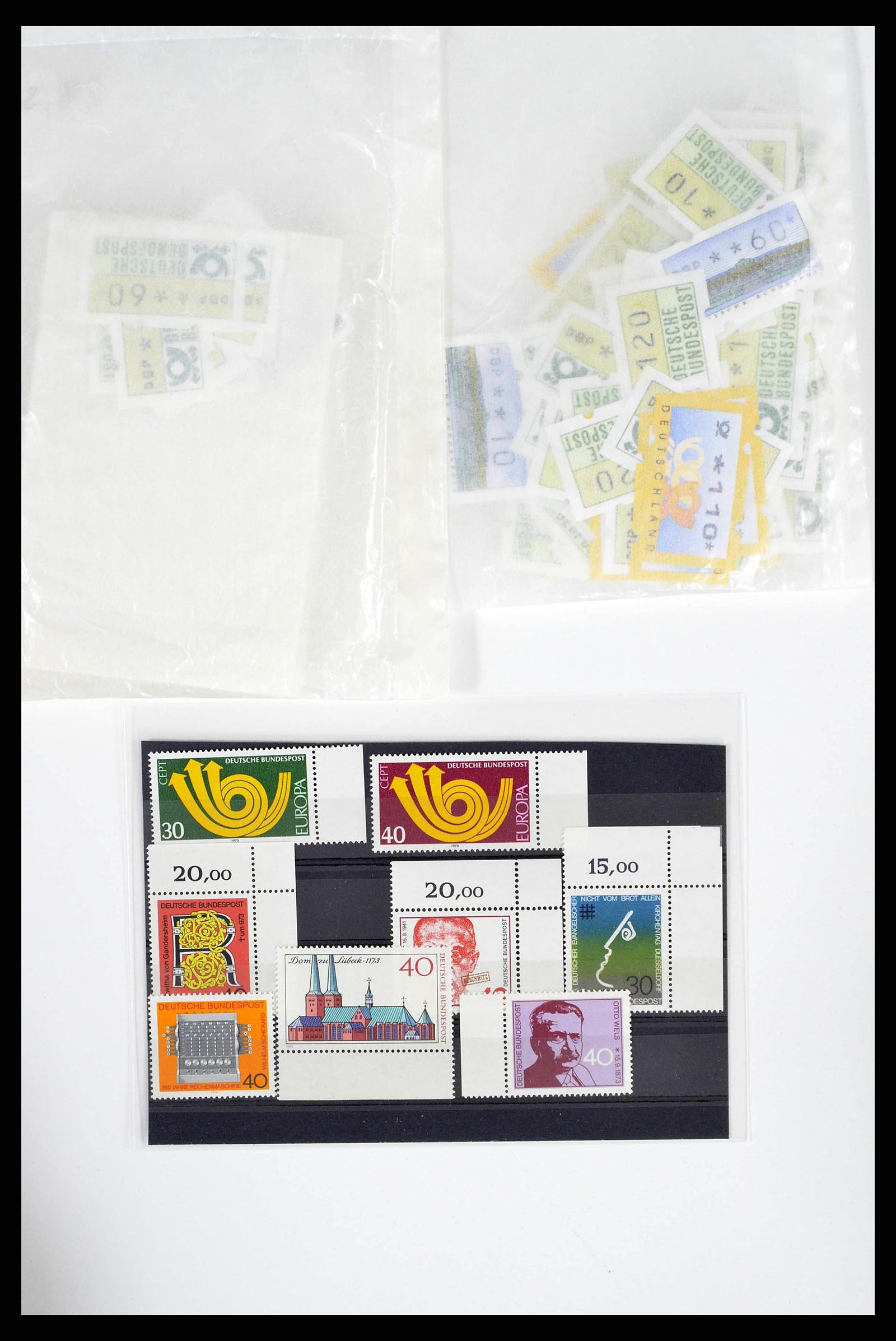 38087 0013 - Stamp collection 38087 Bundespost/Berlin 1980s-1990s.