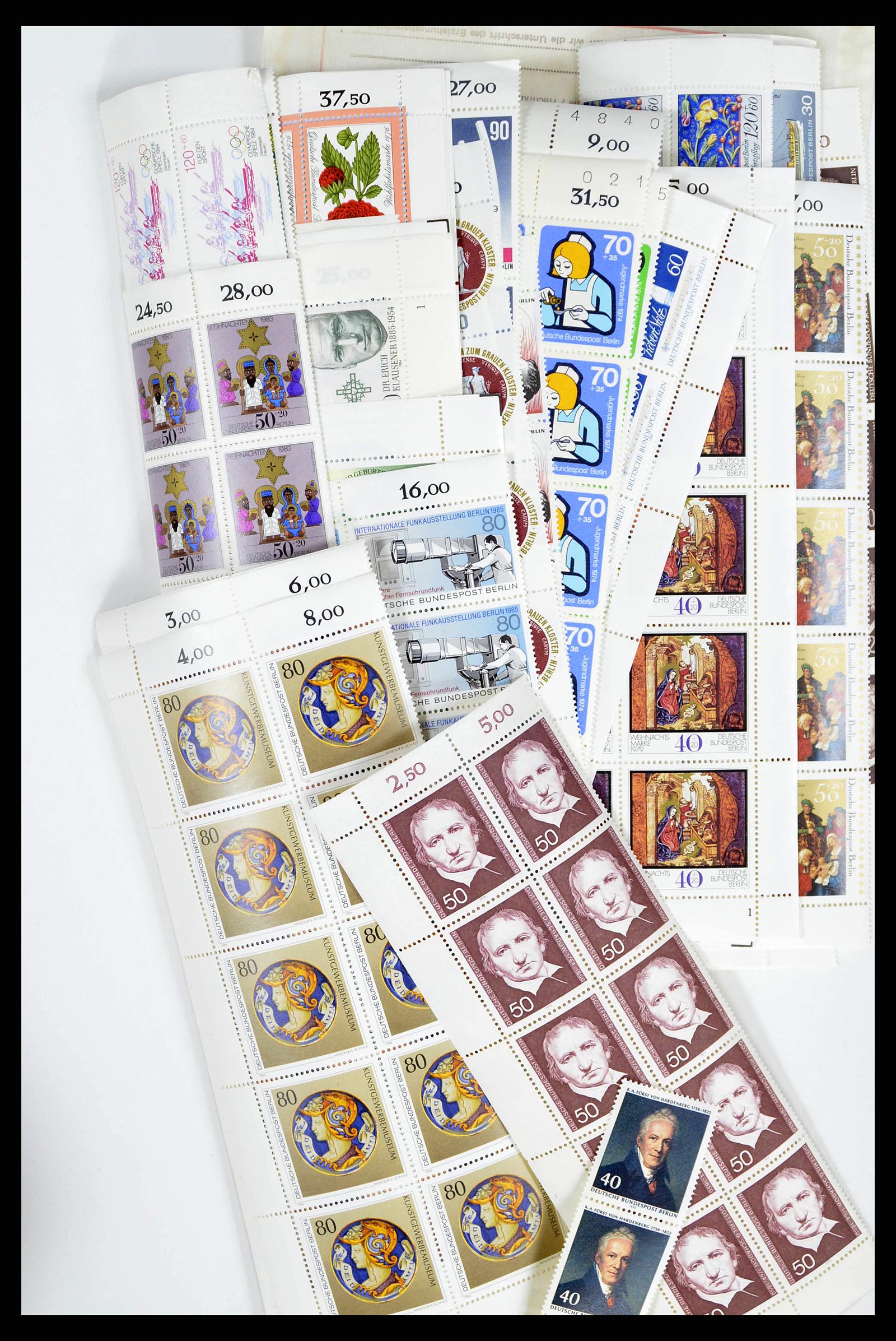 38087 0016 - Stamp collection 38087 Bundespost/Berlin 1980s-1990s.
