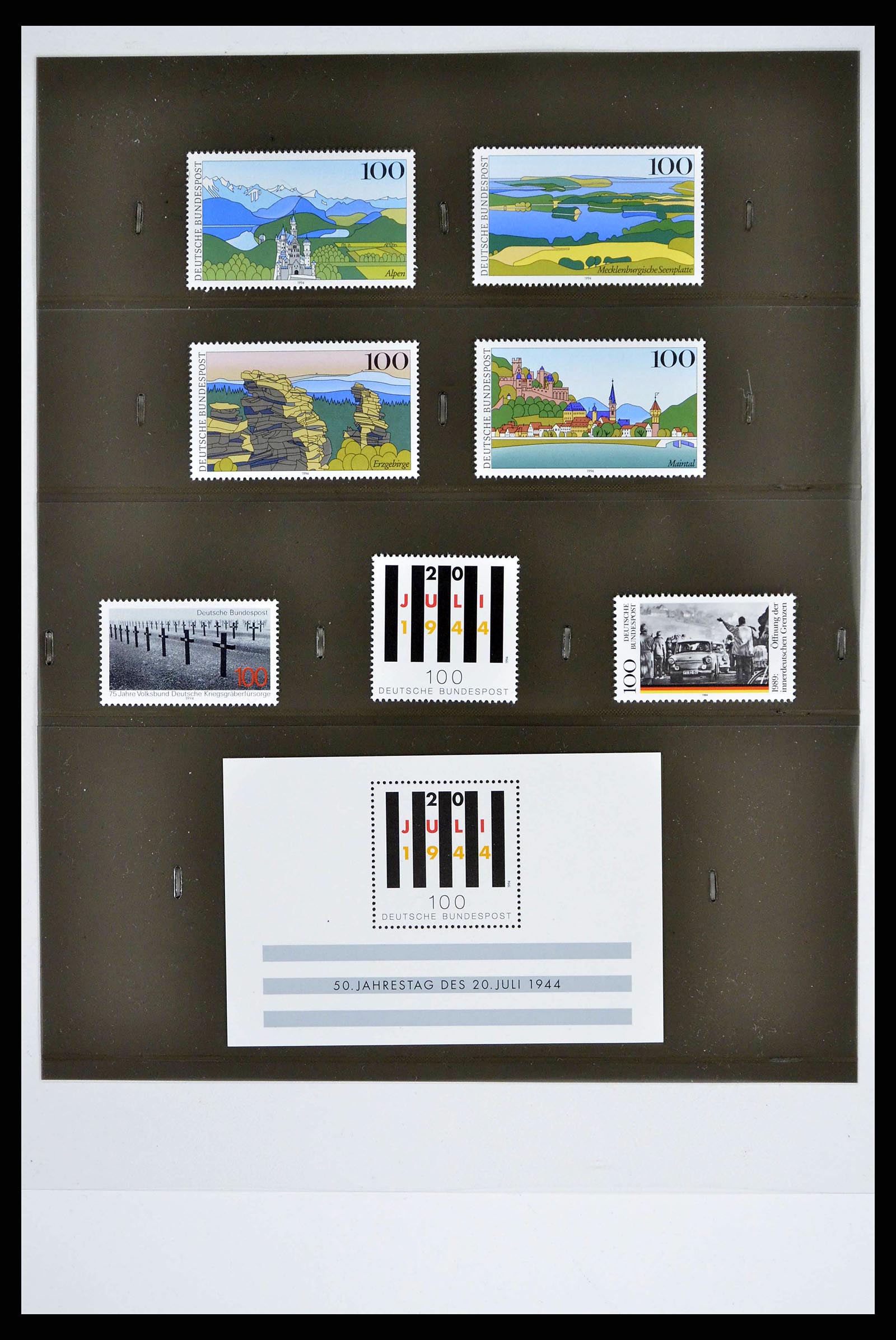 38087 0019 - Stamp collection 38087 Bundespost/Berlin 1980s-1990s.