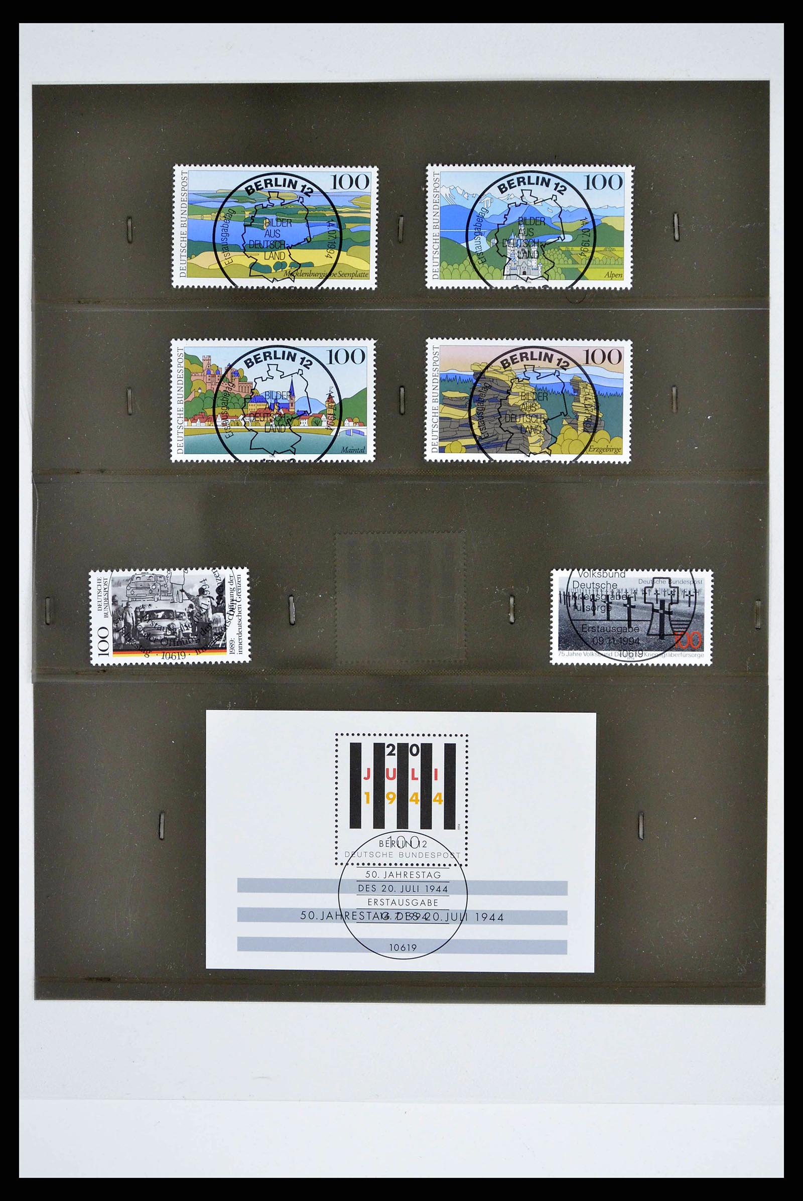 38087 0020 - Stamp collection 38087 Bundespost/Berlin 1980s-1990s.