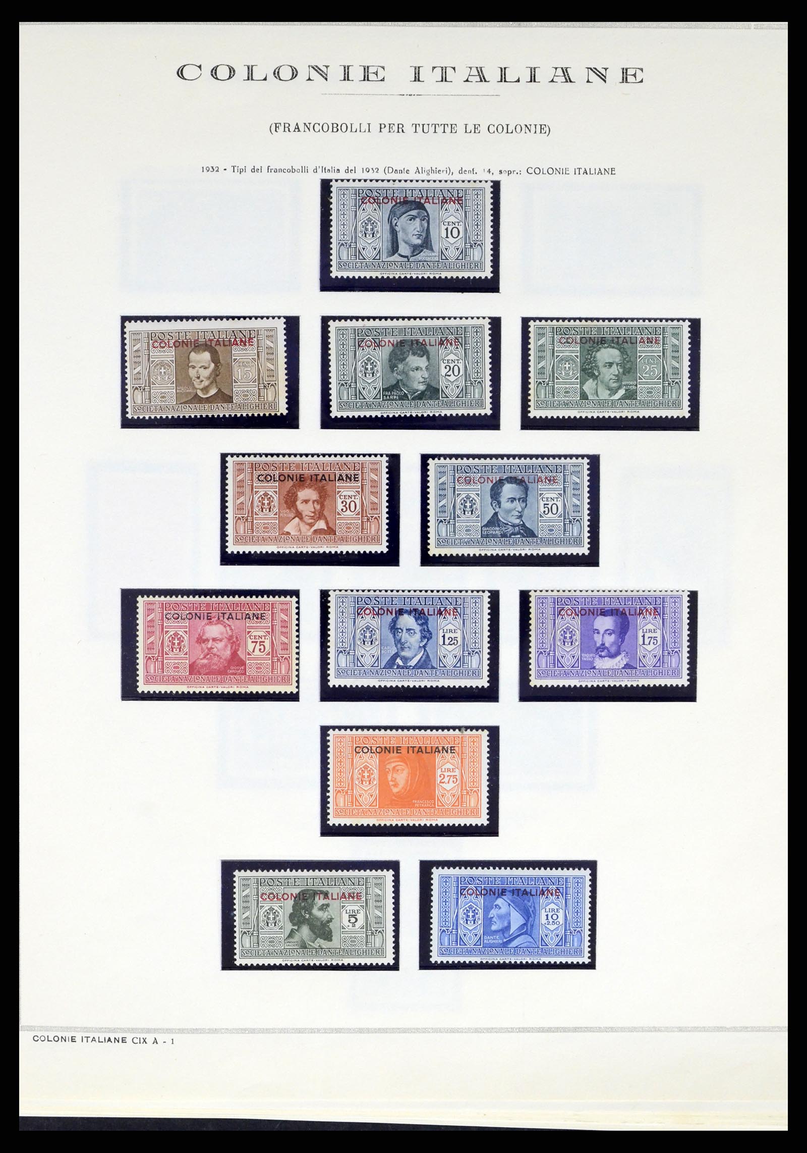 38090 001 - Postzegelverzameling 38090 Italiaanse kolonin 1903-1960.