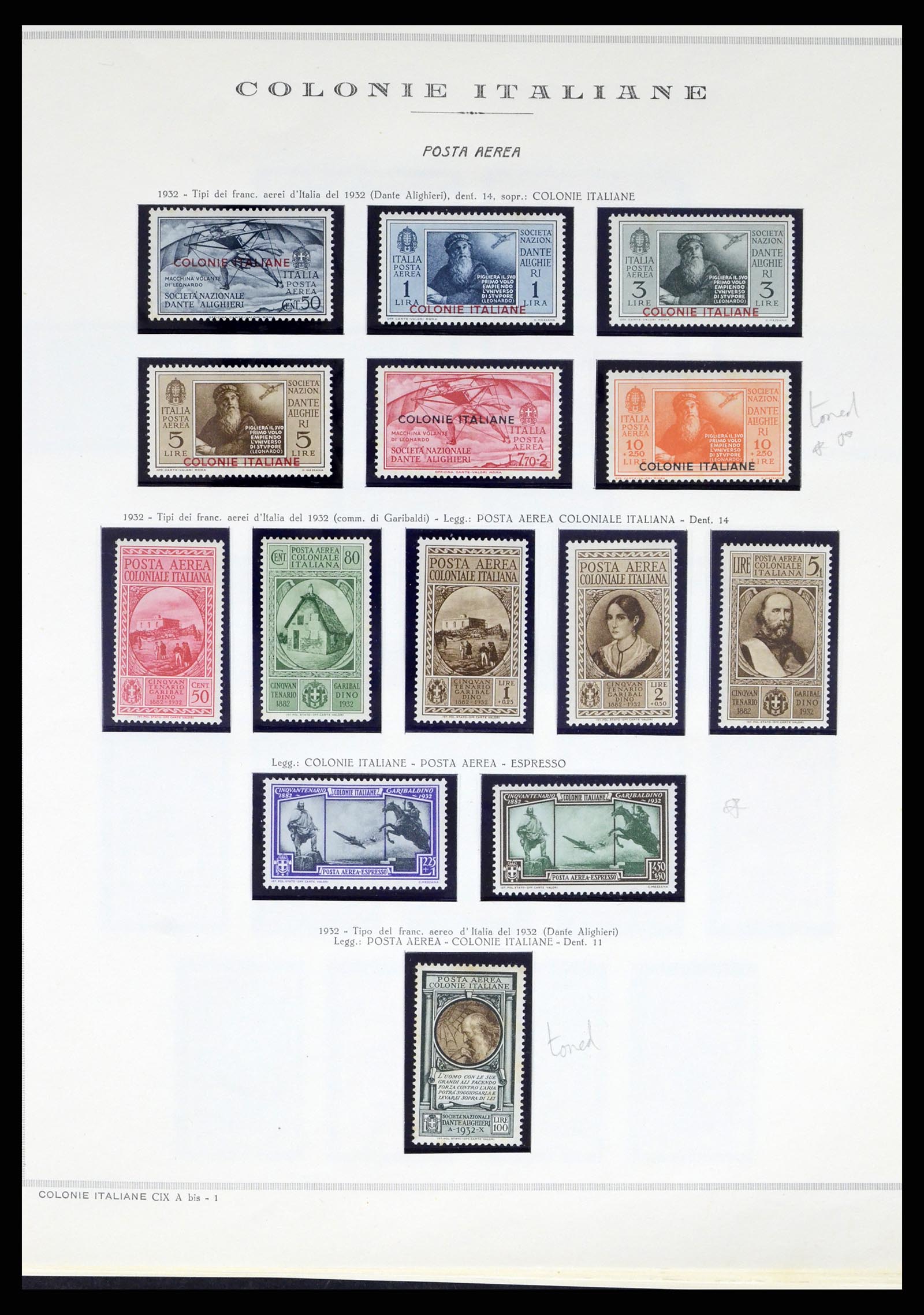 38090 002 - Postzegelverzameling 38090 Italiaanse kolonin 1903-1960.