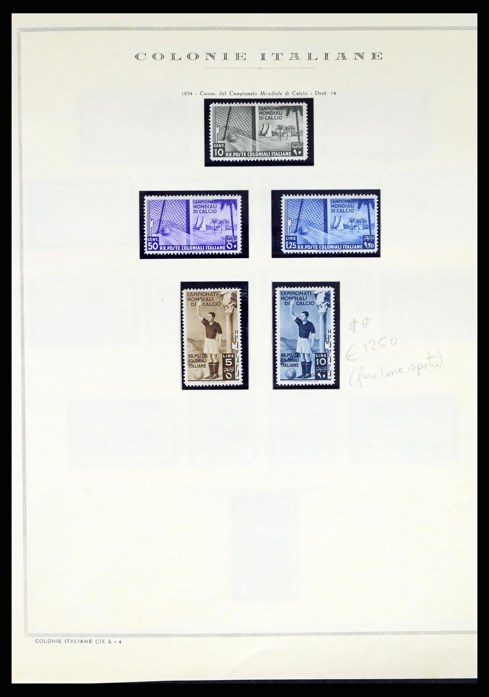 38090 005 - Postzegelverzameling 38090 Italiaanse kolonin 1903-1960.