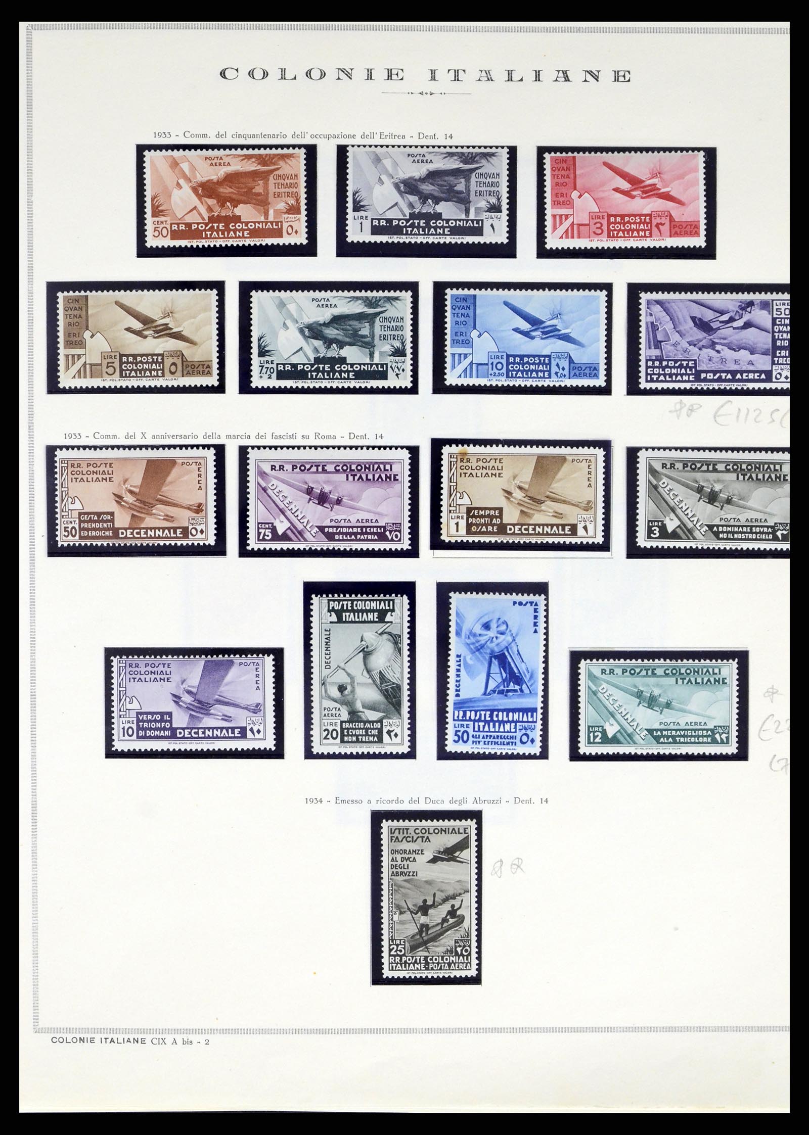 38090 006 - Stamp collection 38090 Italian Colonies 1903-1960.