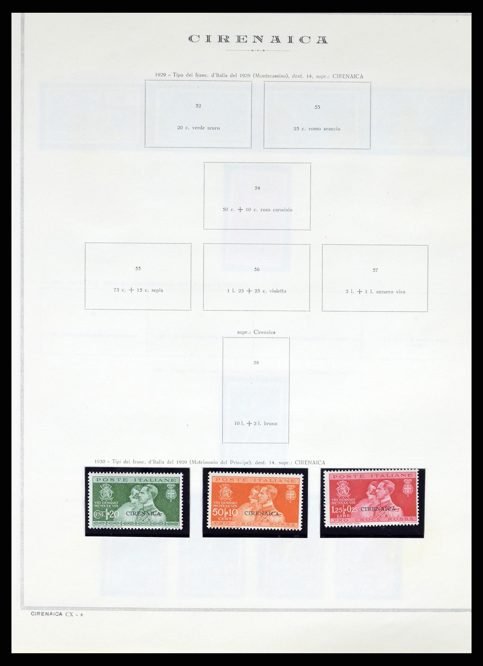 38090 015 - Postzegelverzameling 38090 Italiaanse kolonin 1903-1960.