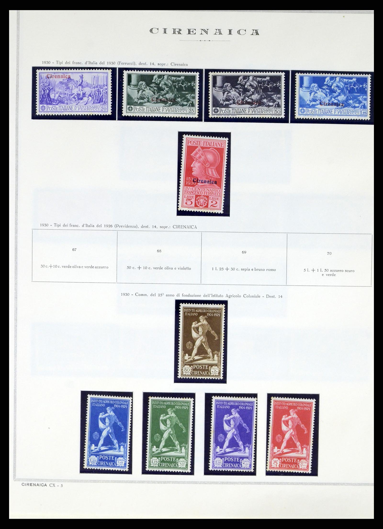 38090 016 - Postzegelverzameling 38090 Italiaanse kolonin 1903-1960.