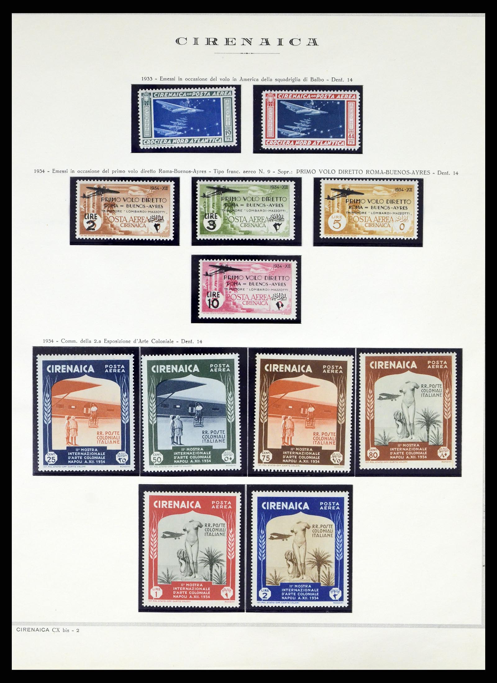 38090 020 - Stamp collection 38090 Italian Colonies 1903-1960.