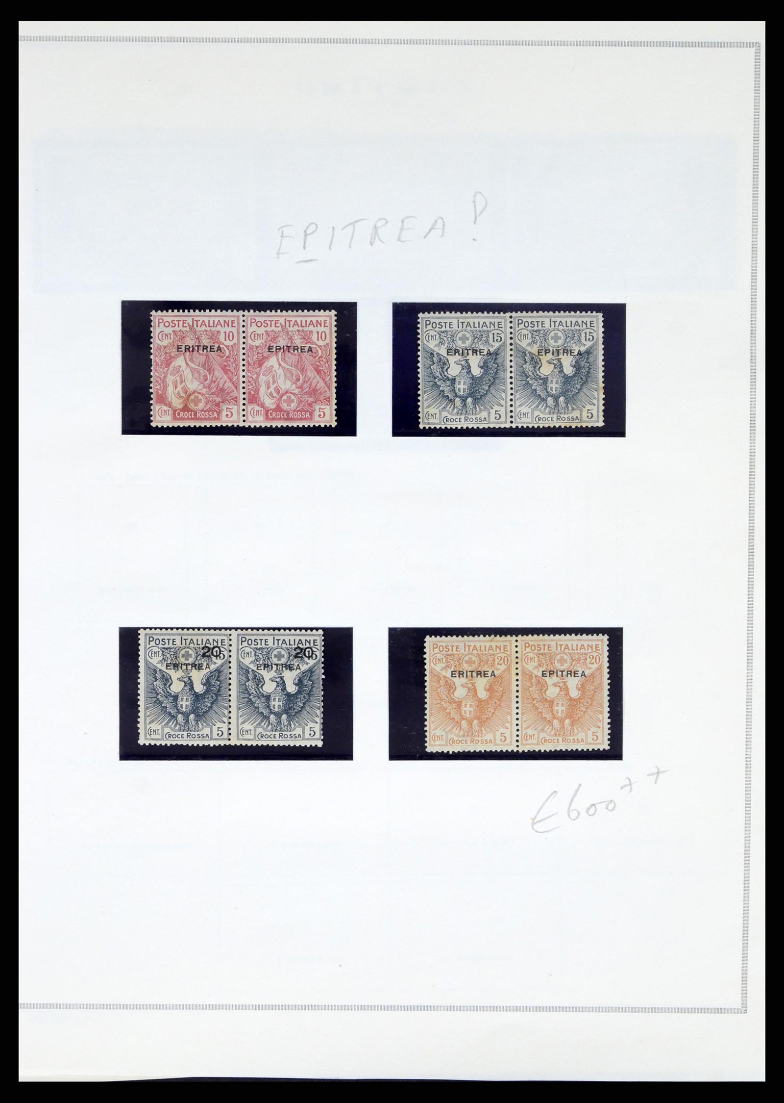 38090 022 - Postzegelverzameling 38090 Italiaanse kolonin 1903-1960.