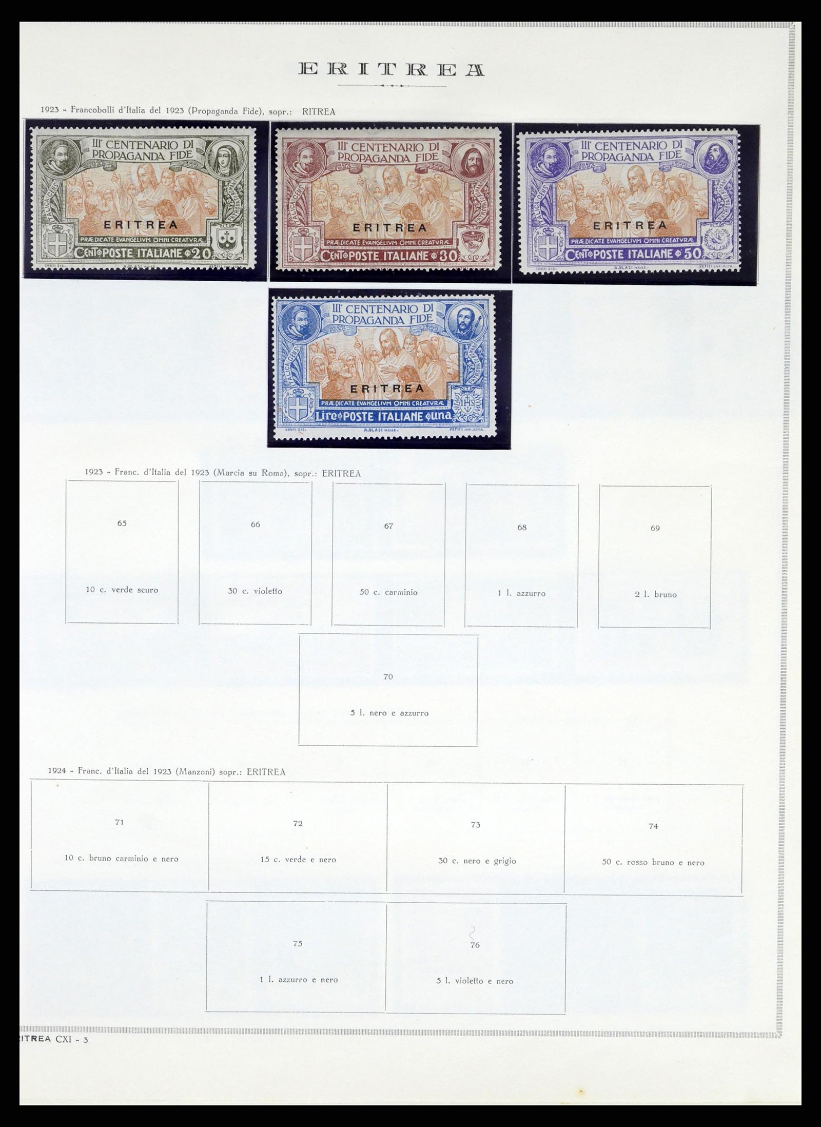 38090 023 - Postzegelverzameling 38090 Italiaanse kolonin 1903-1960.