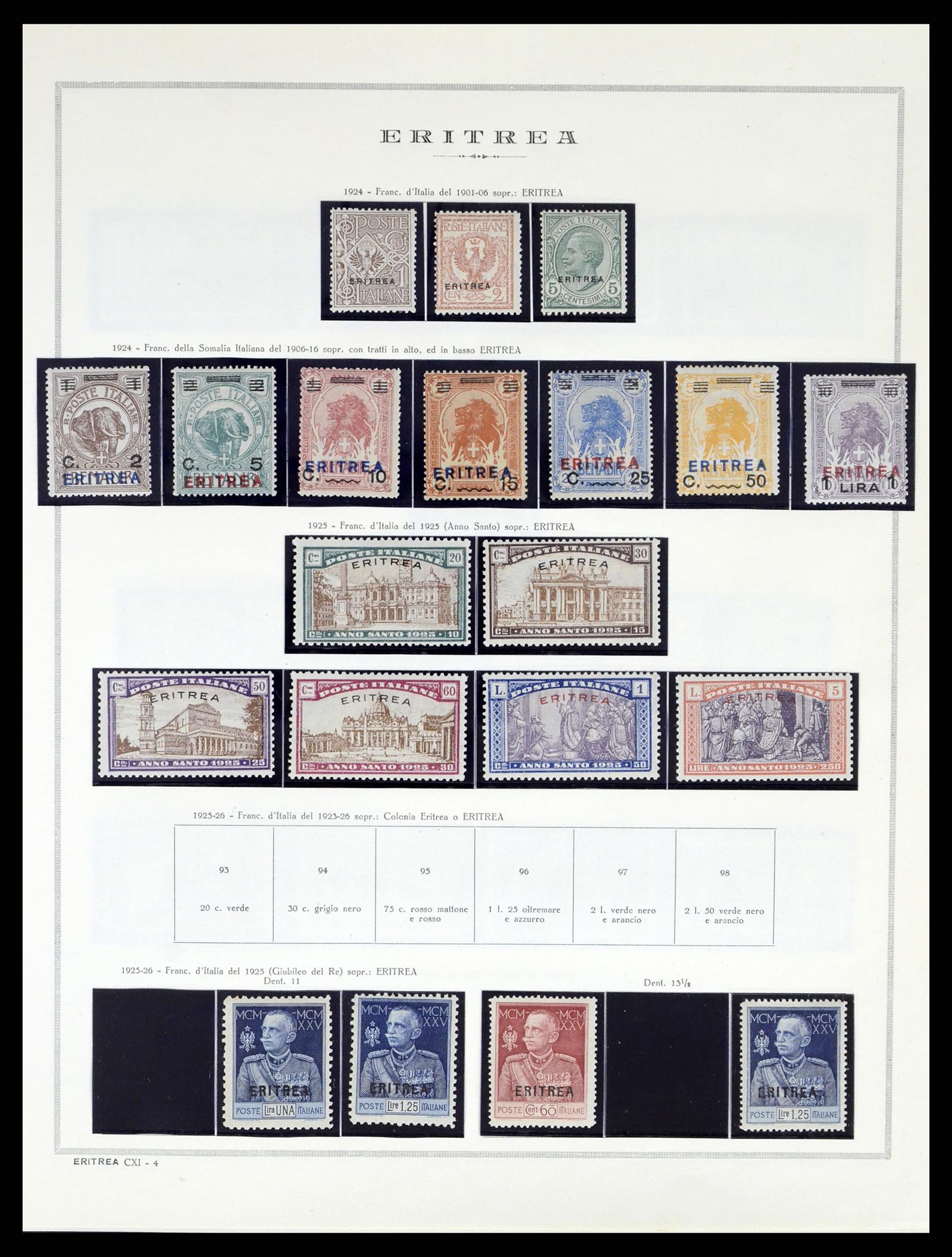 38090 024 - Postzegelverzameling 38090 Italiaanse kolonin 1903-1960.