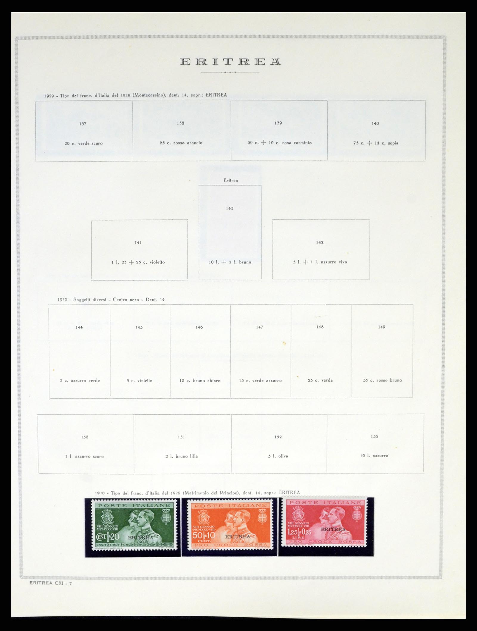 38090 027 - Postzegelverzameling 38090 Italiaanse kolonin 1903-1960.